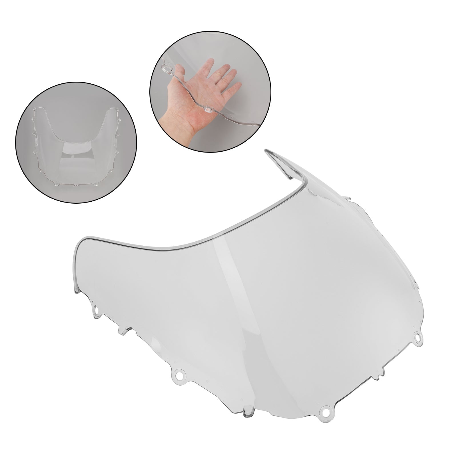 Parabrisas + soporte para Yamaha XSR900 GP 2024-2025