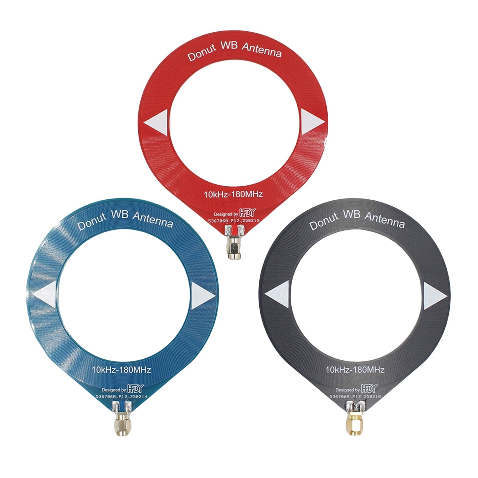 Antenna ad anello a ciambella con copertura a banda completa da 10 kHz-180 MHz per SDR a onde corte/medie