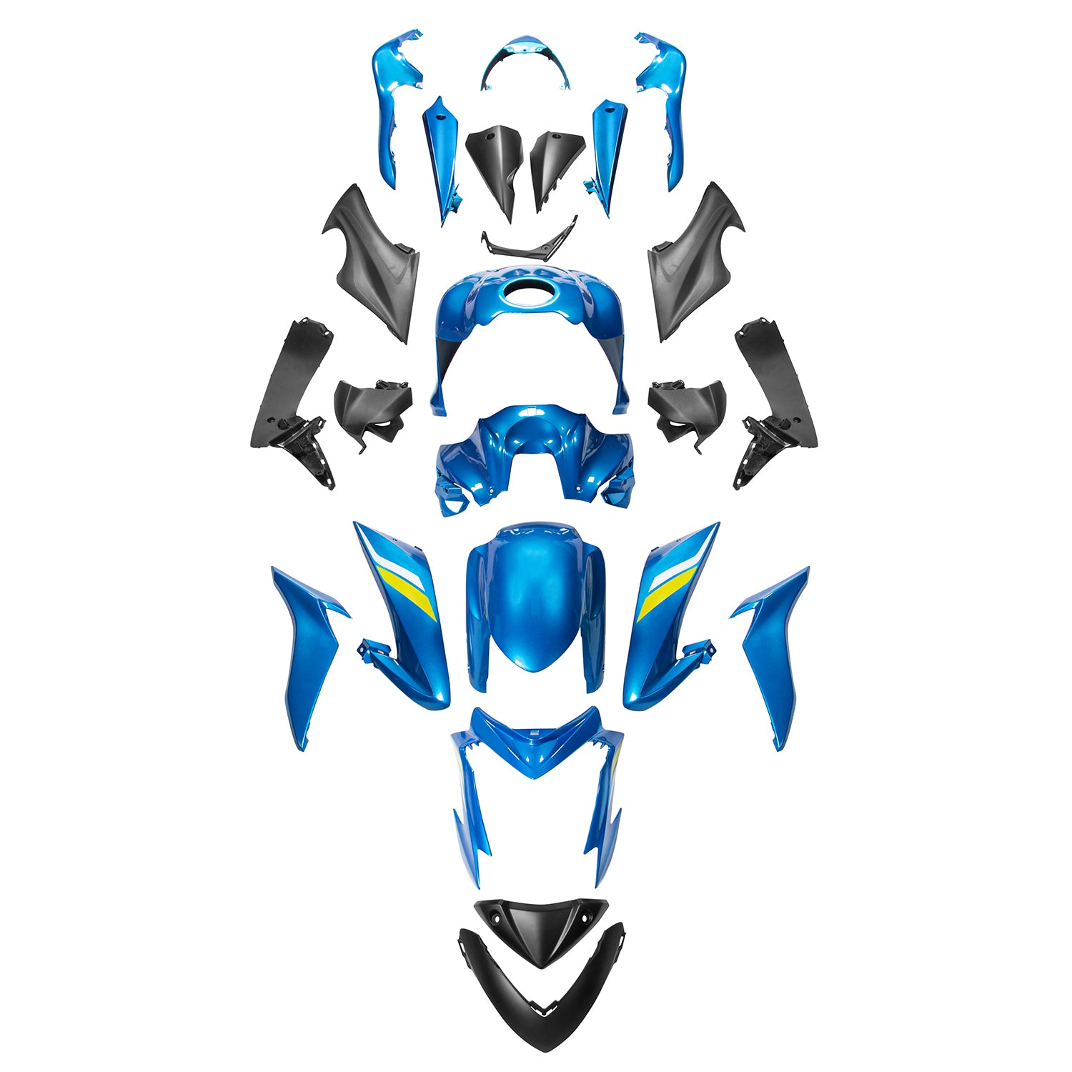 Kit de carenado de carrocería de plástico inyectado para Suzuki GSX-S 1000 2015-2020 05#