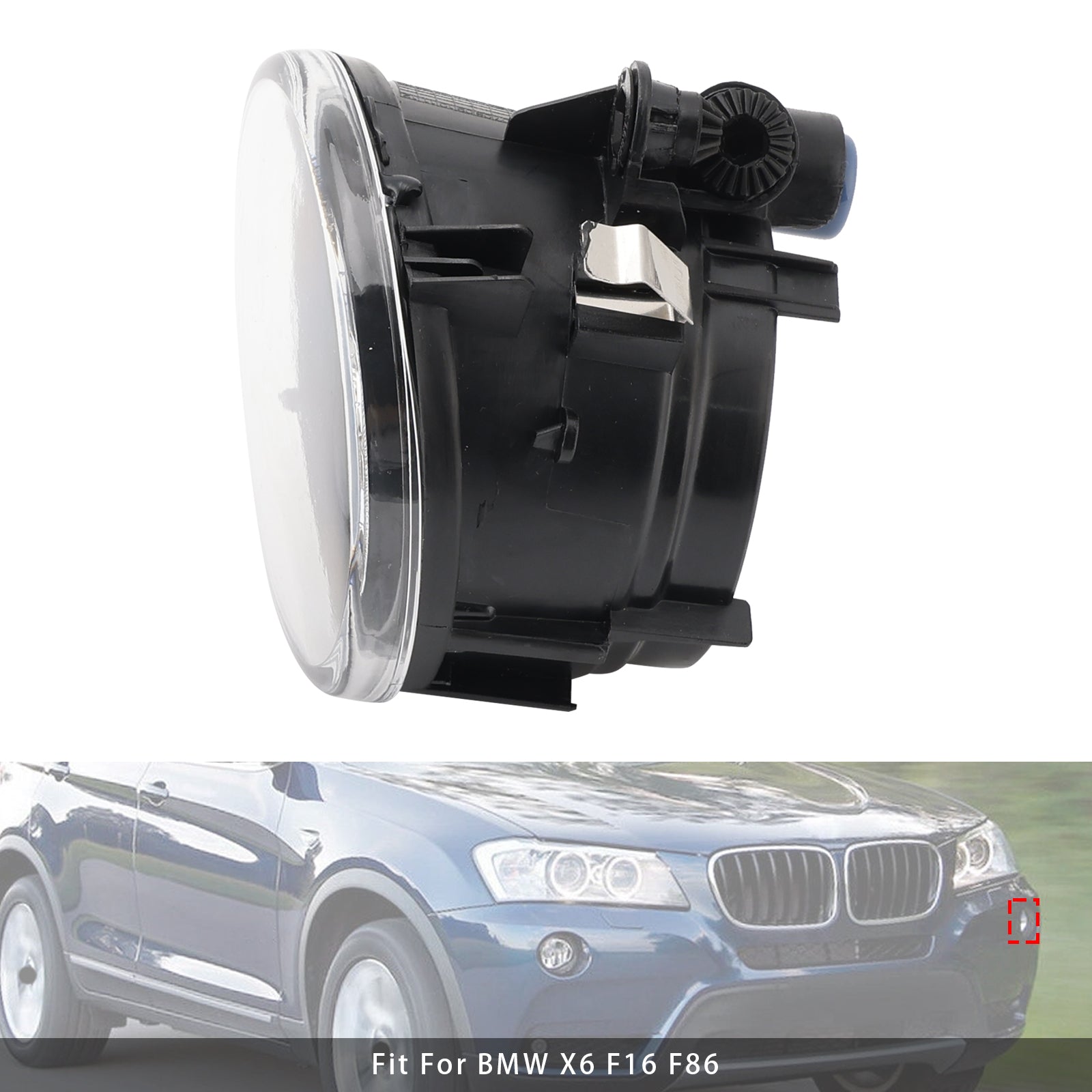 1 Vasemmanpuoleinen sumuvalo ilman lamppuja BMW X3 X4 X5 X6 63177238787878