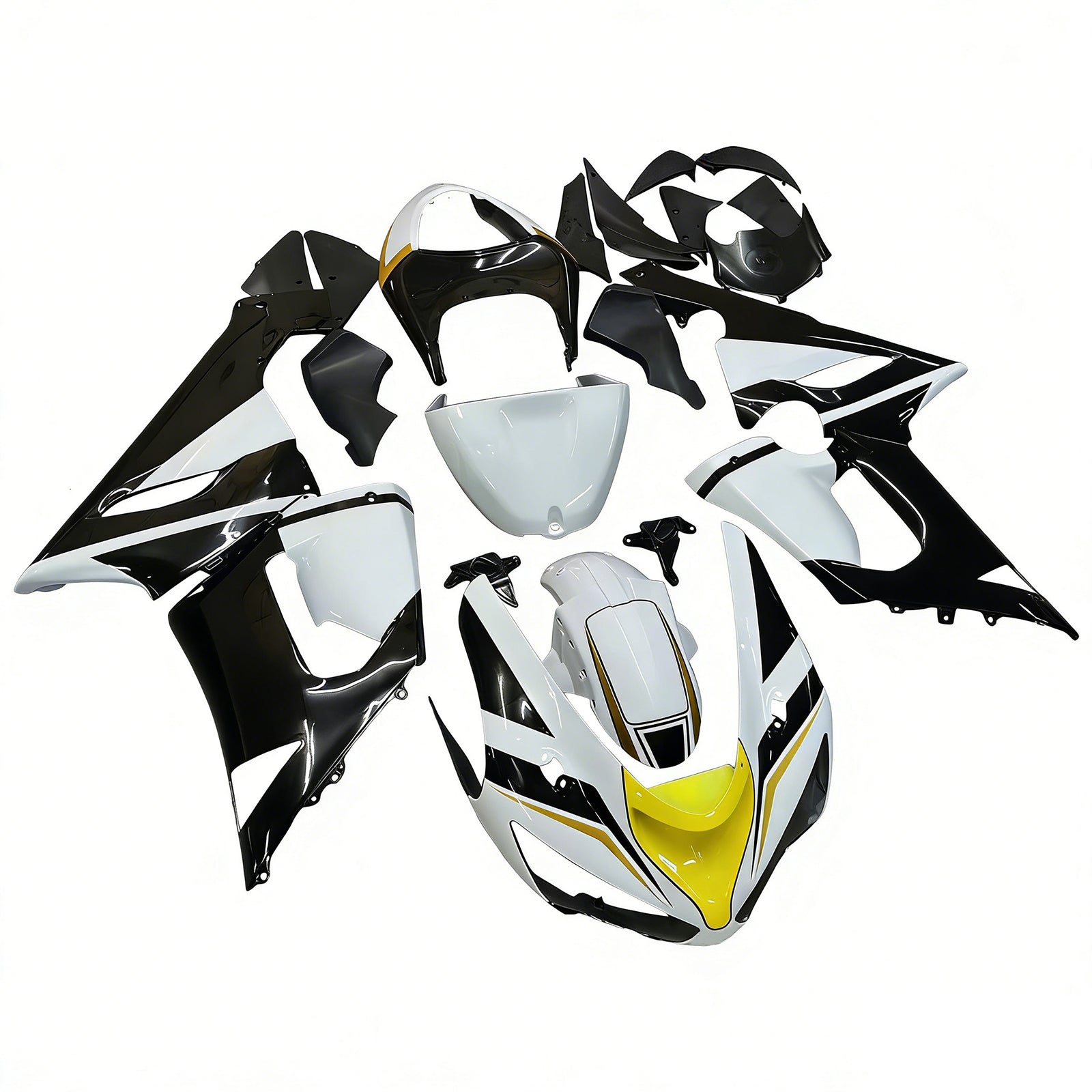 Injection carénage kit carrosserie plastique ABS fit pour Kawasaki ZX6R 636 2005-2006