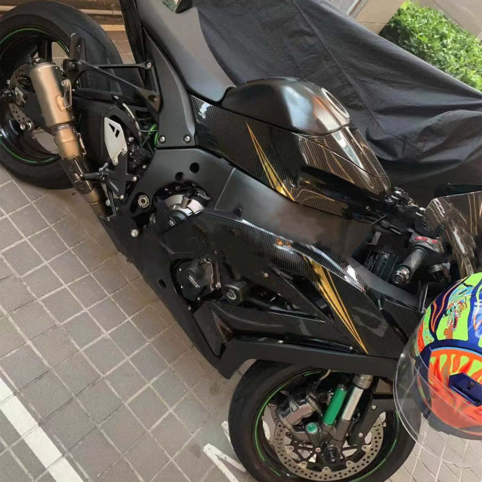 Kit de carénage injecté en plastique ABS pour Kawasaki ZX10R 2016-2020
