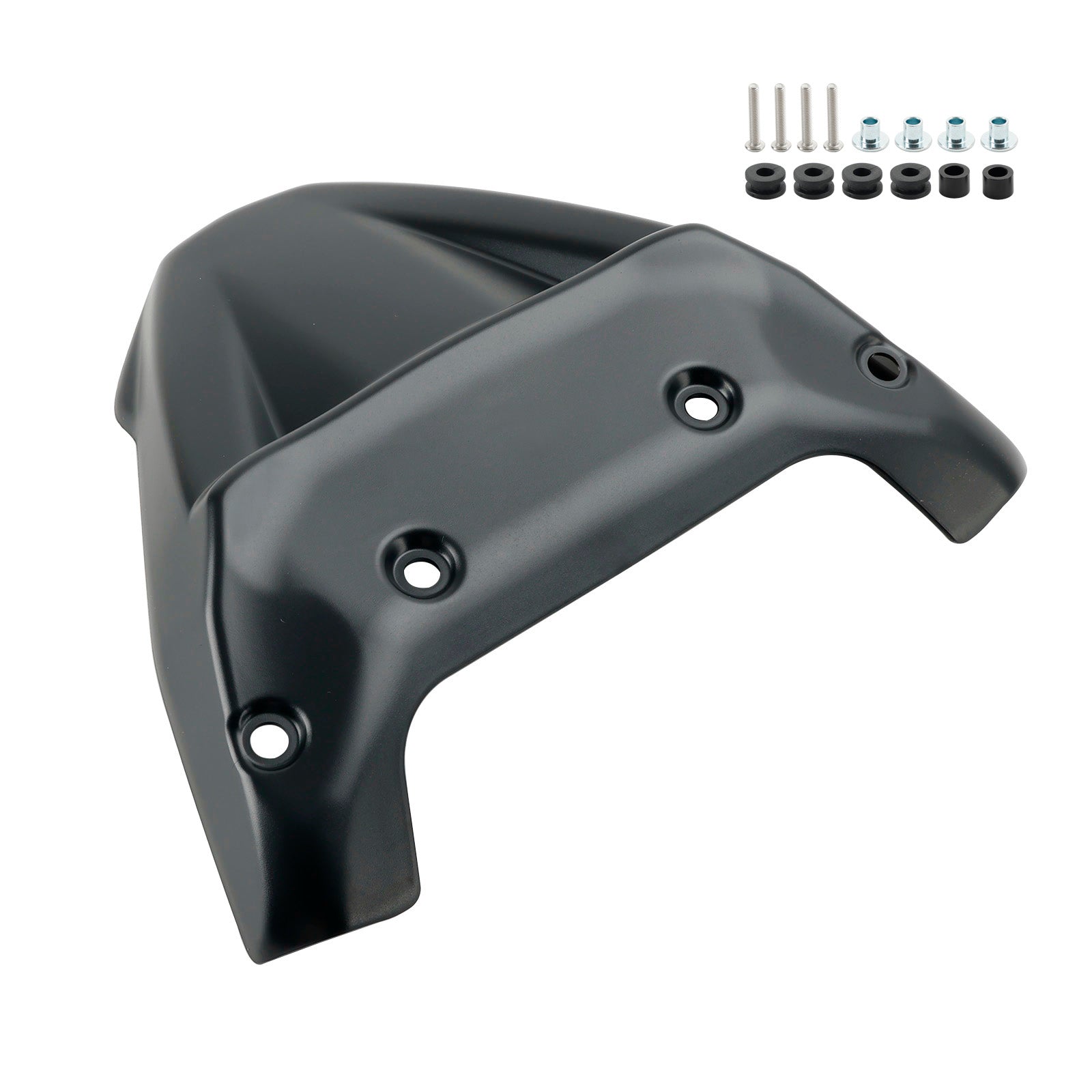 2022-2023 Ducati Desert X Alerón de cubierta de cono de nariz y labio de guardabarros delantero