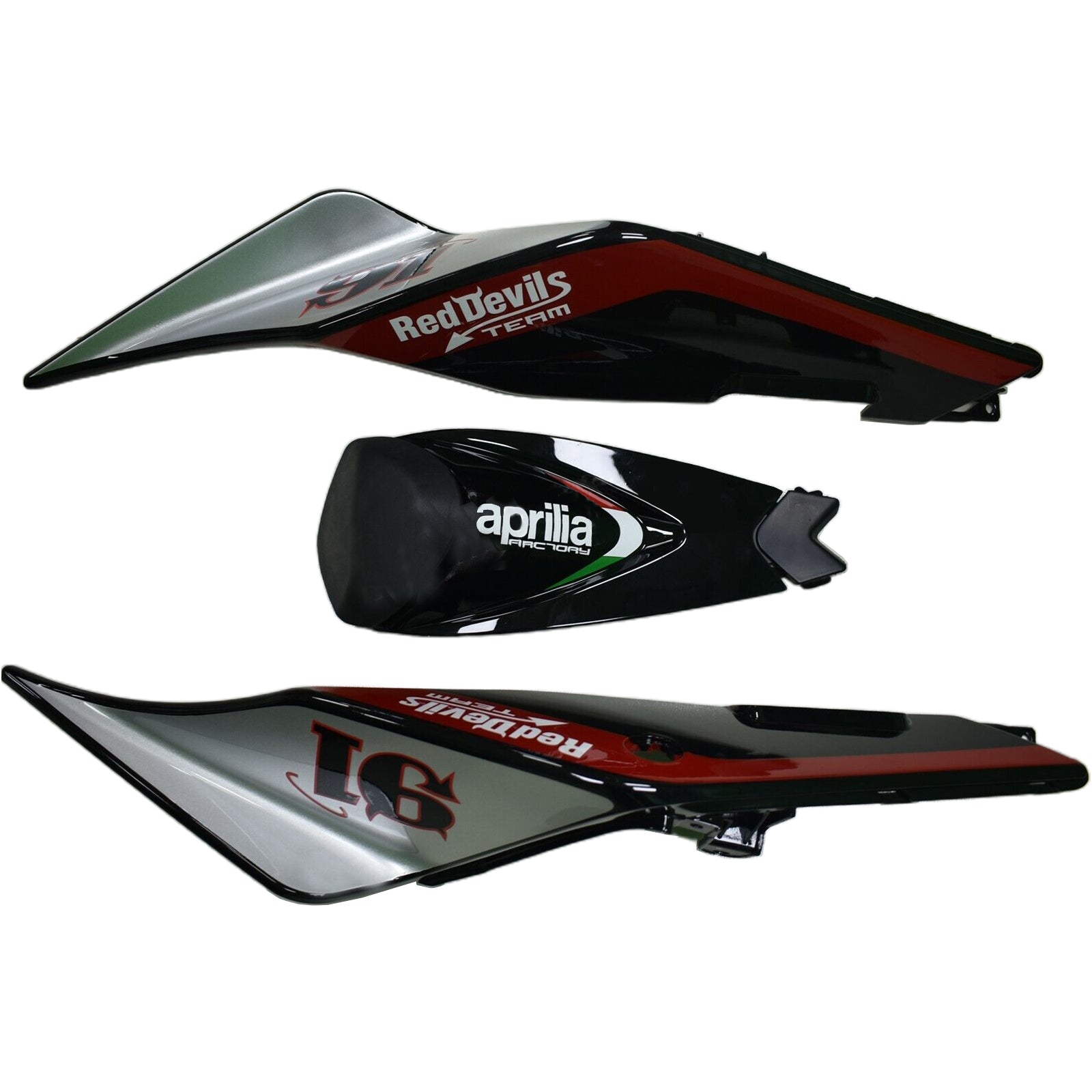 Amotopart Aprilia RSV4 1000 2009-2015 Kit Carrosserie plastični abs