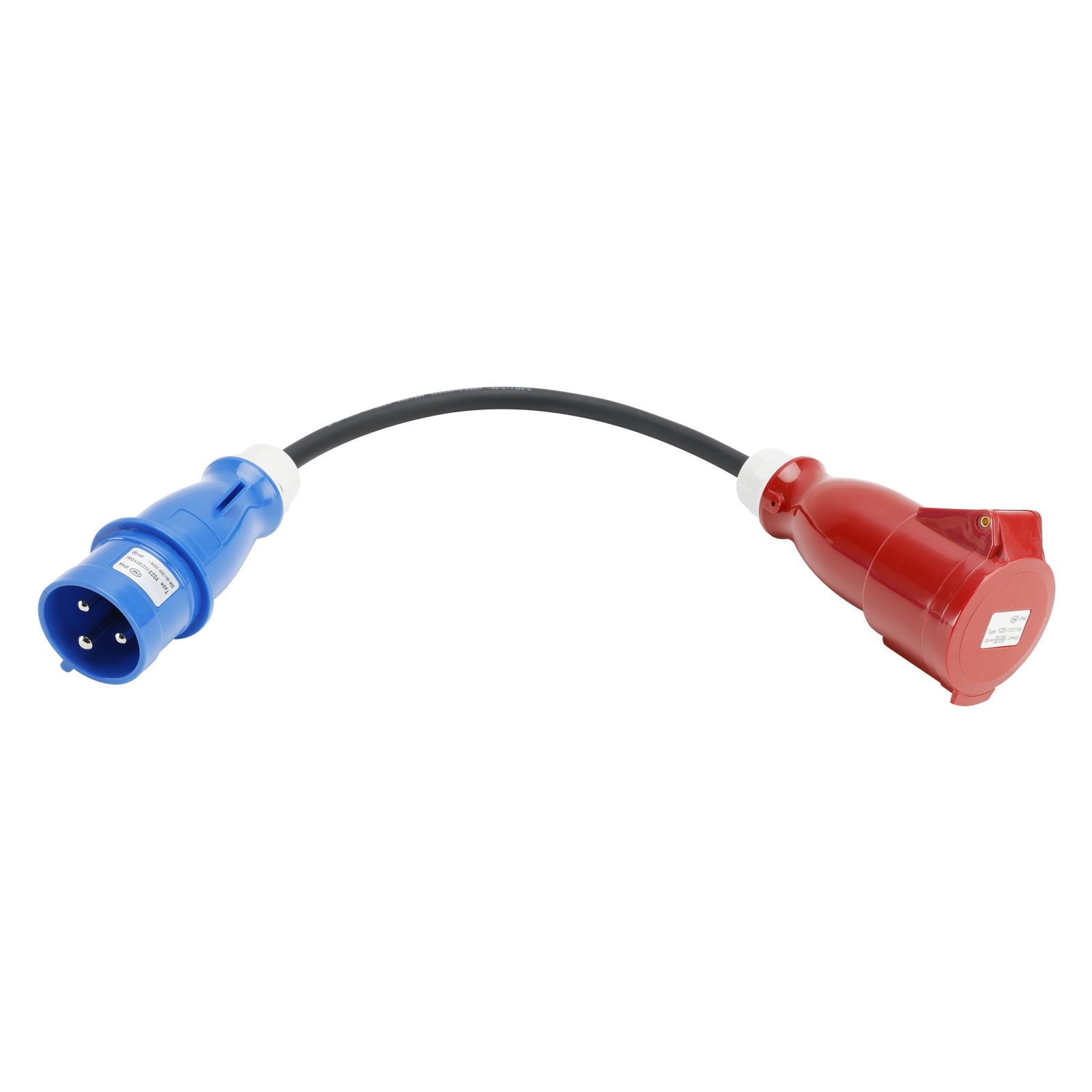 Presa di accoppiamento CEE, presa da incasso, inverter di fase 32A, trifase a singola