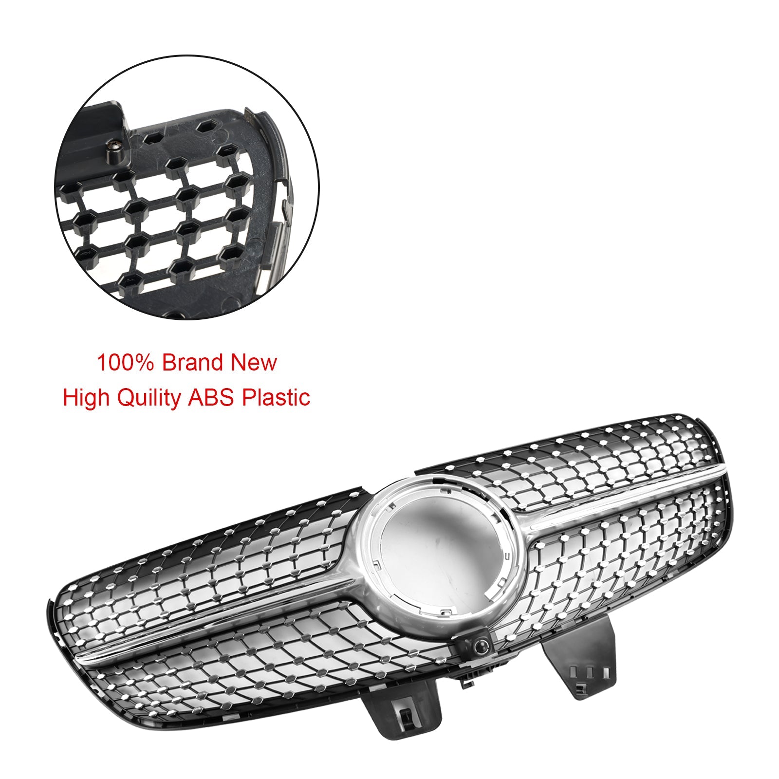 Parrilla de diamante superior delantera para Mercedes Benz Clase V W447 2020-2023