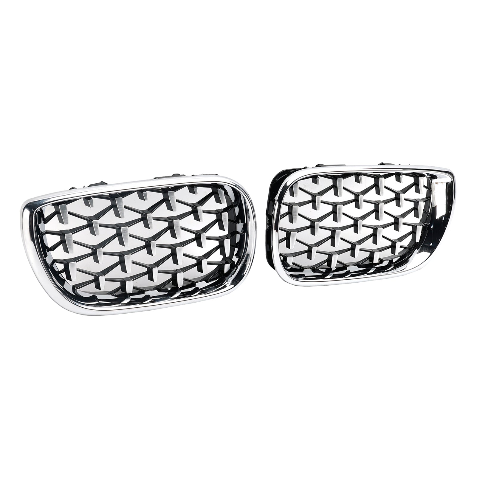 Par Chrome Diamond Grille za BMW E46 Saloon/Touring Facelift 2002-2005 4DR
