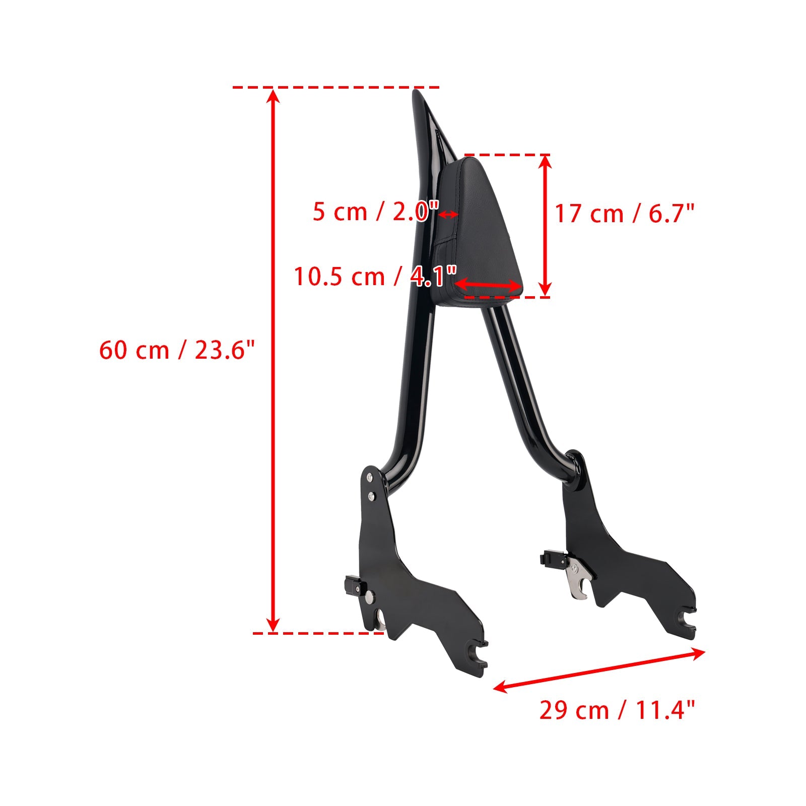 Passenger Sissy Bar Softta Fat Bob 114 FXFB FXFBS 2018+