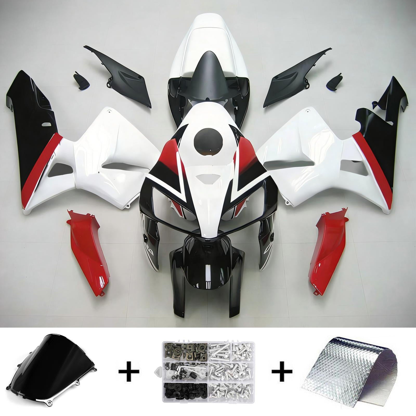 Kit de carénage par injection, carrosserie en plastique ABS pour Honda CBR600RR 2005-2006 F5
