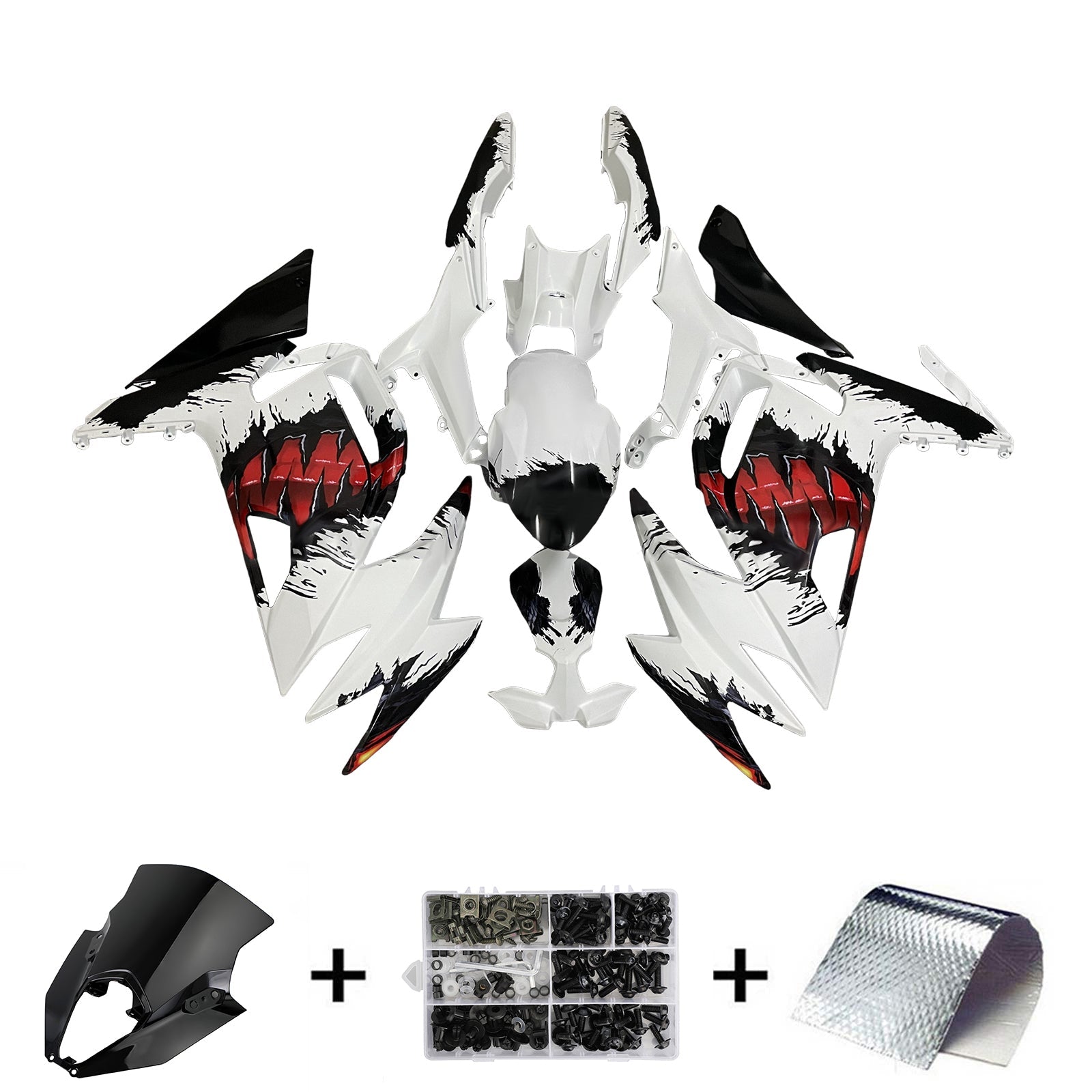 Kit di carenatura per iniezione ABS per Kawasaki ER-6F Ninja650 2020-2025