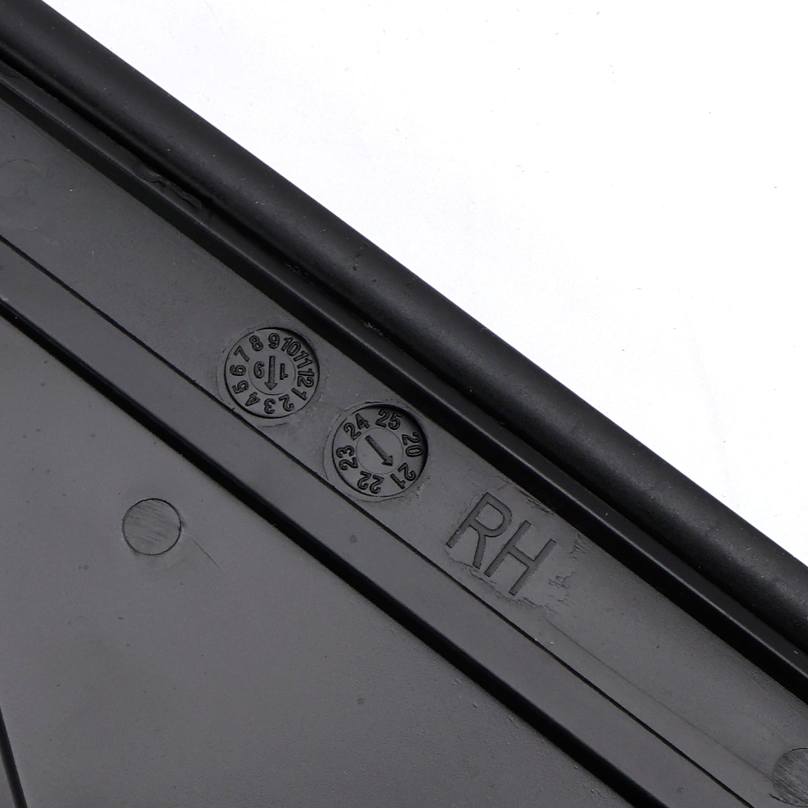 Links zijvlagafdekking Bedeksels + rechter Fiat 500 2x 2012-2019