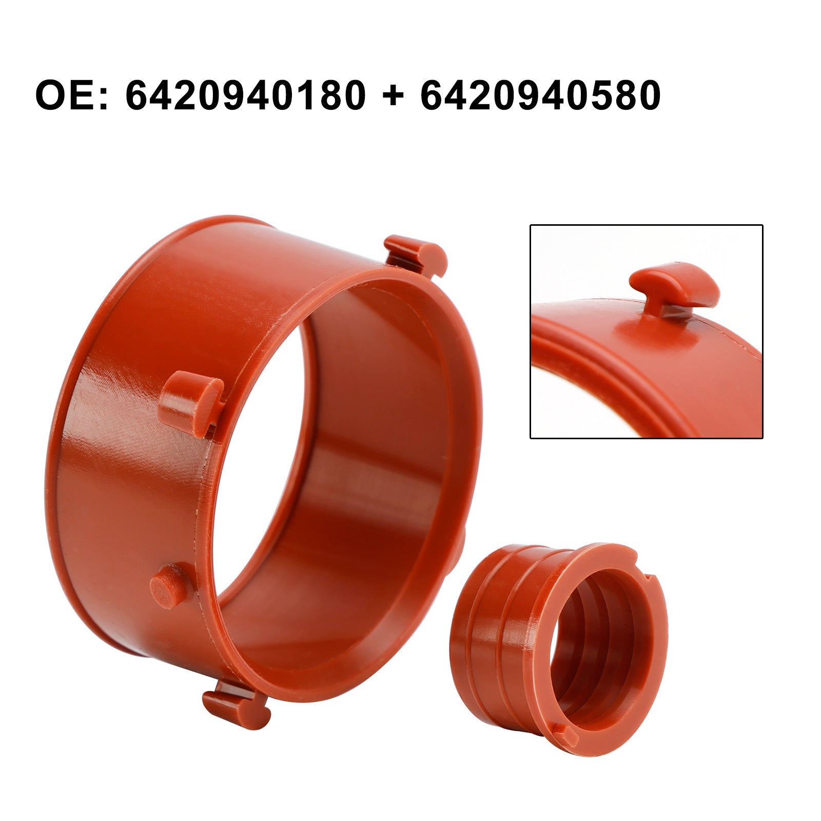 Mercedes-Benz OM642 Zestaw uszczelek odpowietrznika silnika Turbo wlotowego 6420940180 + 6420940580