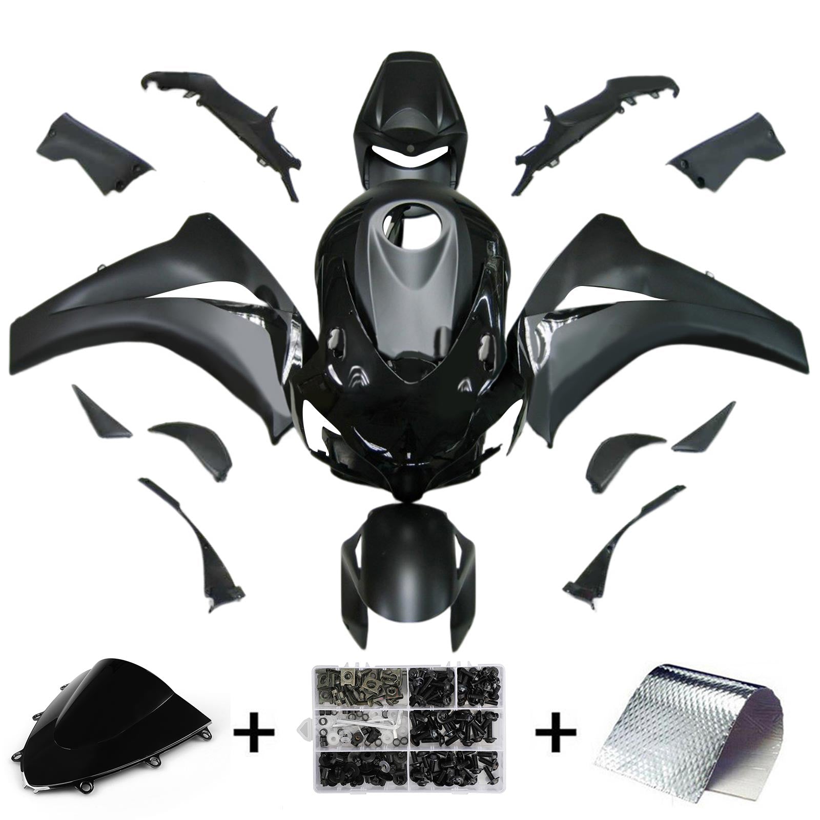 Kit de carénage injecté en plastique ABS pour Honda CBR1000RR 2008-2011