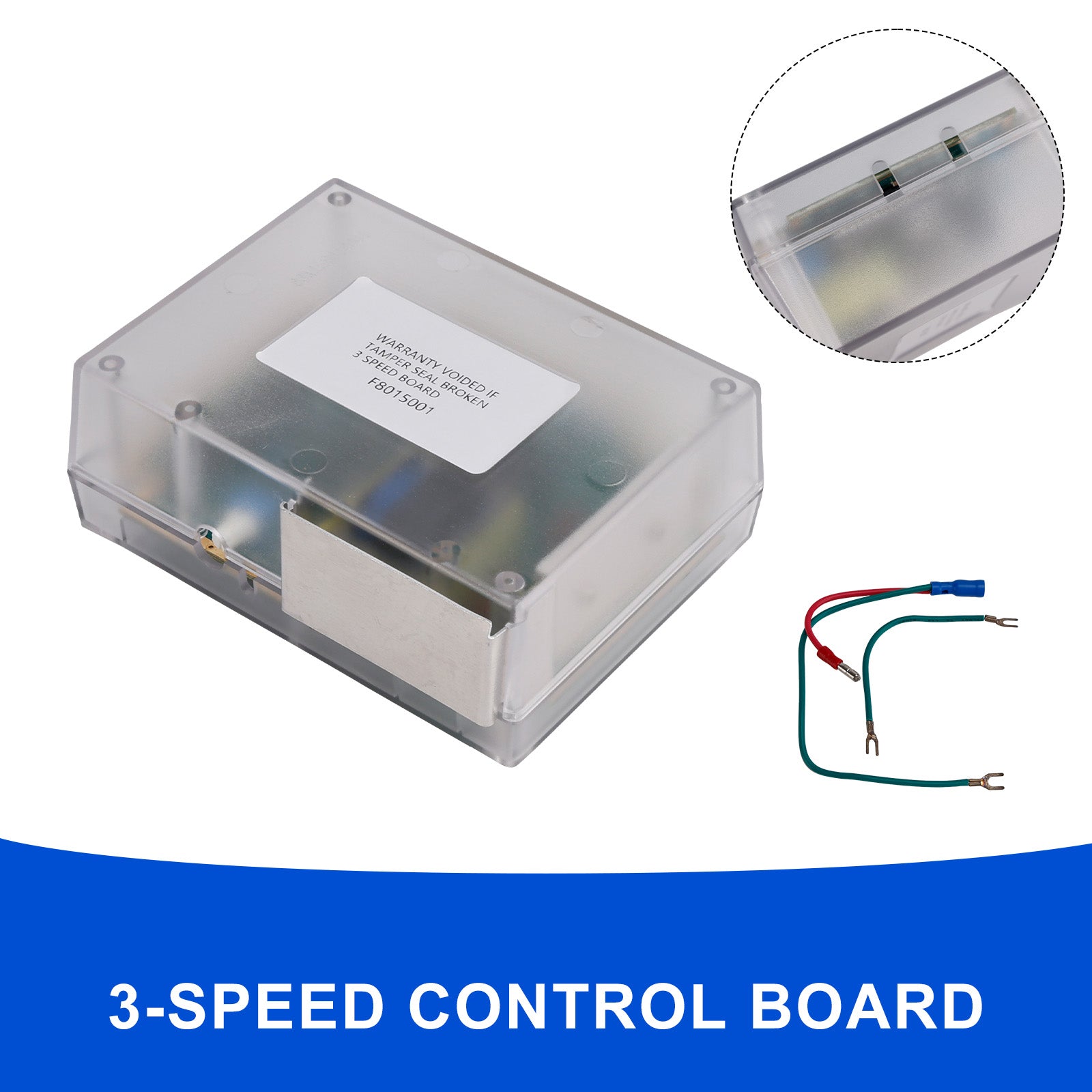 Carte de circuit imprimé pour boîtier de commande à 3 vitesses pour granulés Quadra-Fire SRV7000-205/SRV7000-704