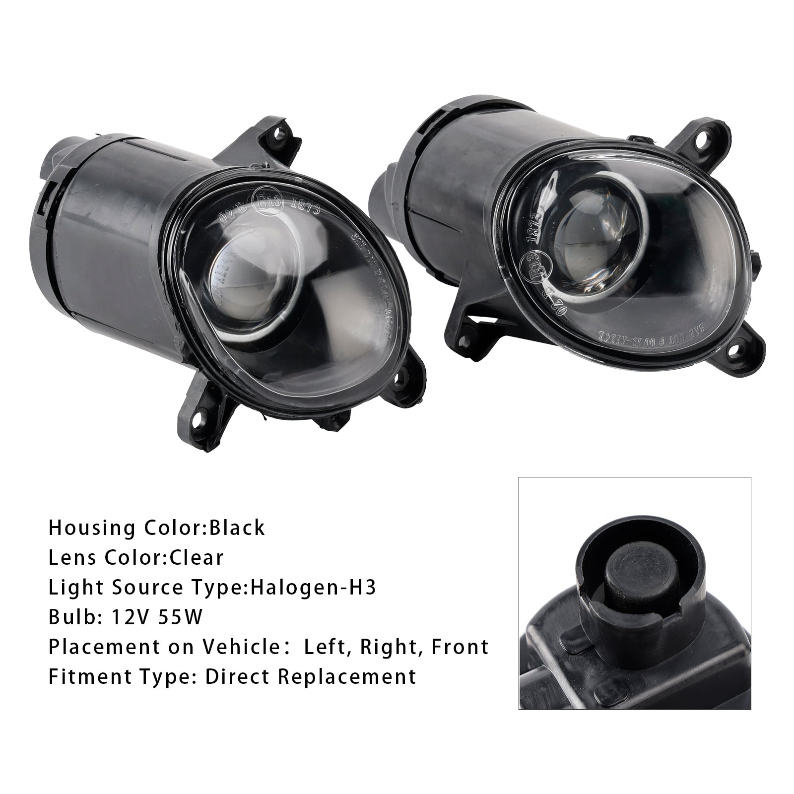 Coppia di luci della nebbia anteriore prima della Volkswagen Passat 3bg B5 (2001-2005)