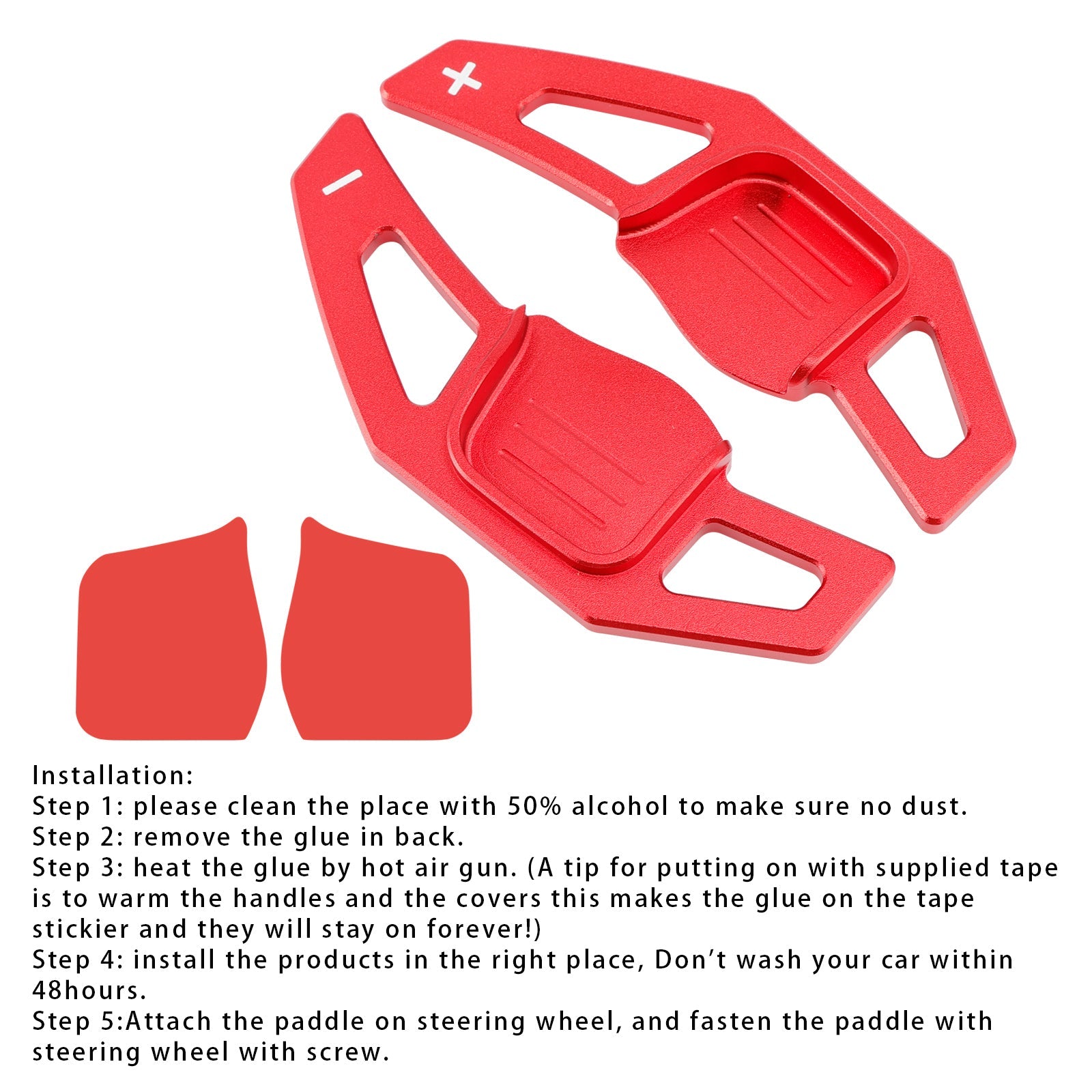 Extensión del volante de paletas de cambio de velocidad para kia cadenza de aluminio fuerte