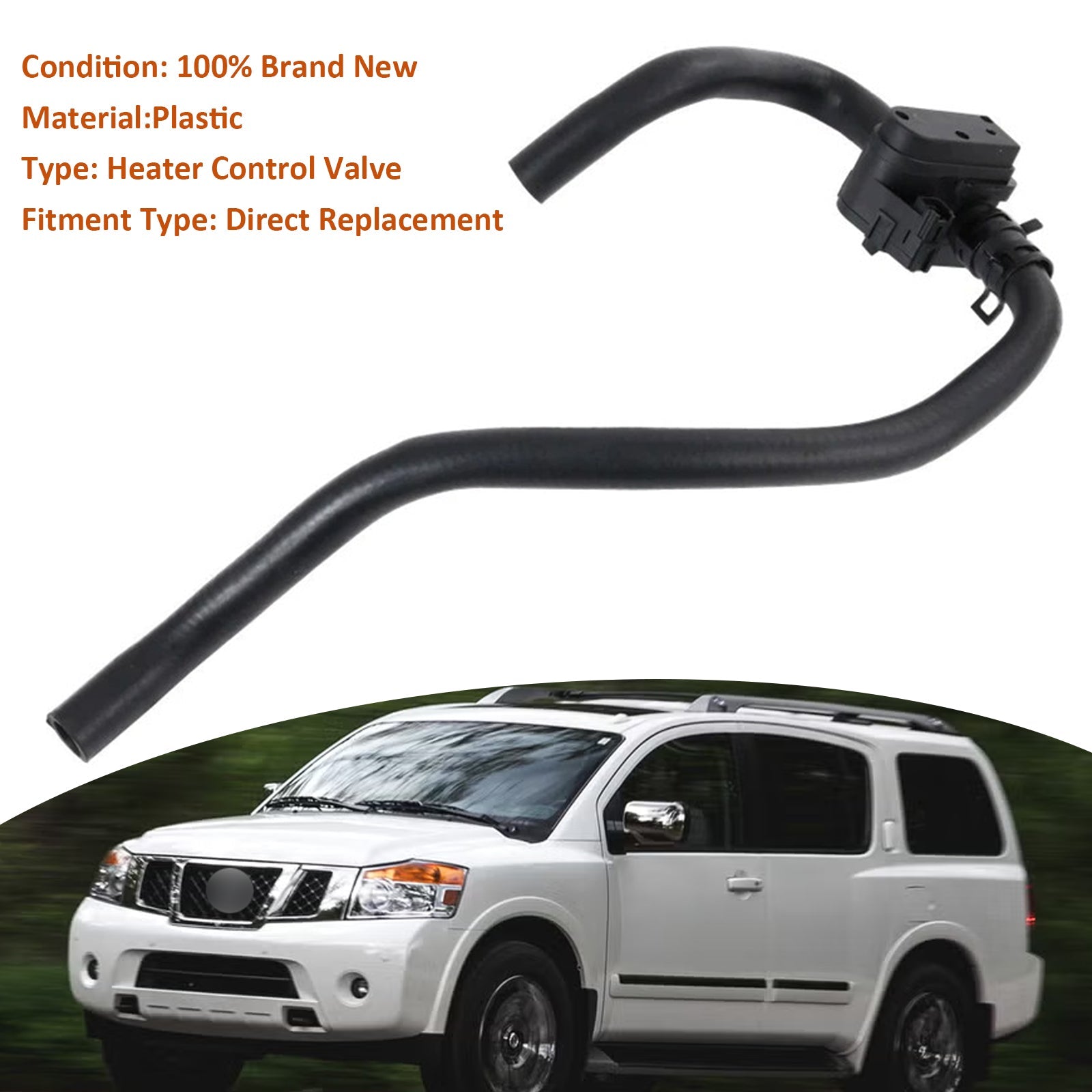 Nissan Armada 5.6L (2004-2015) - Lämmityslaitteen jäähdytysnesteen säätöventtiili - Osanumero : 92400ZW10ON