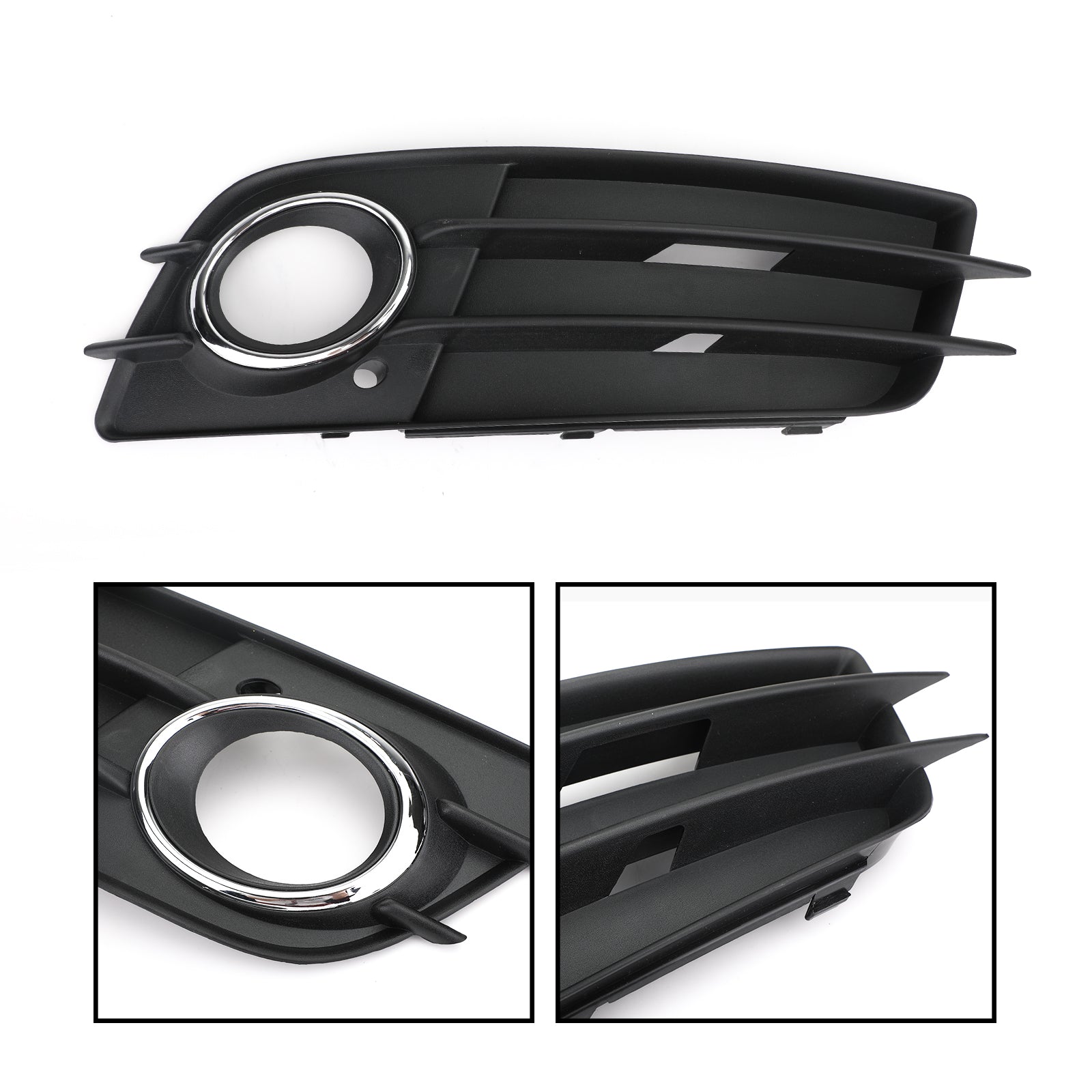 Paire de grilles de phares antibrouillard gauche et droite pour Audi A4 B8 S-Line S4 2008-2012
