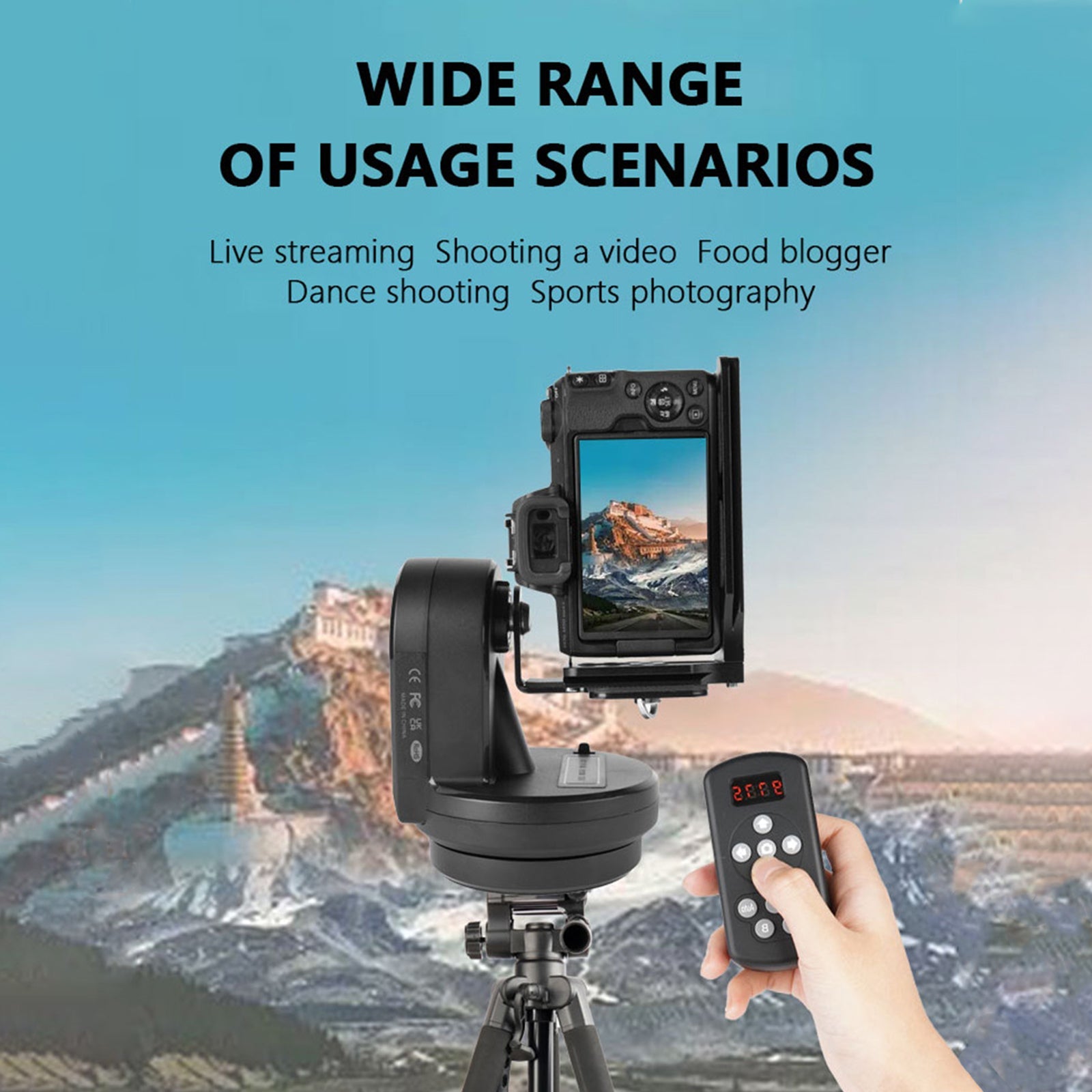 YT-800 Stabilizator Električne platforme za oblak kamere s 360 stopinj vrtine termično slikanje