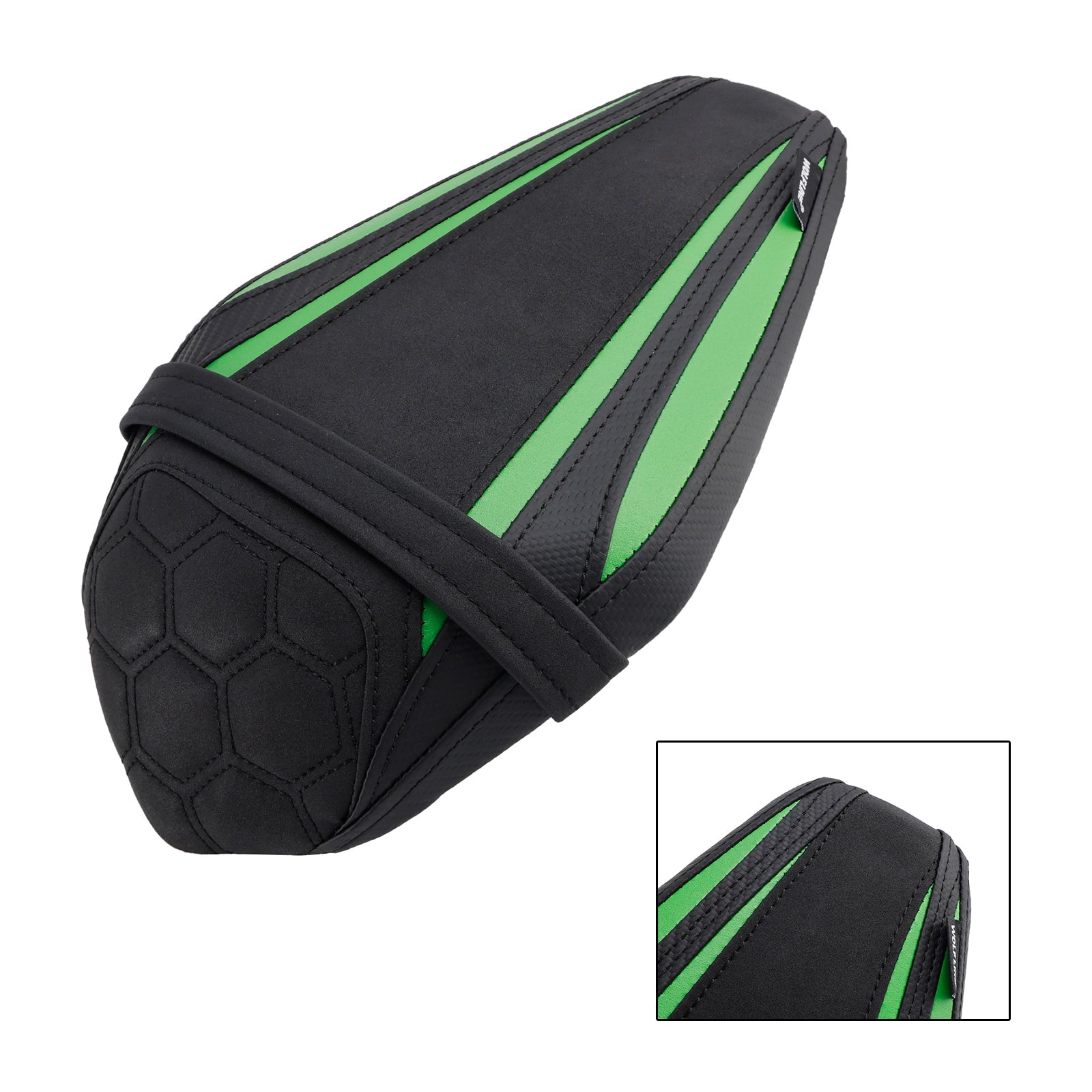 Sella passeggeri posteriore verde per Kawasaki ZX-10R/RR 2021-2023