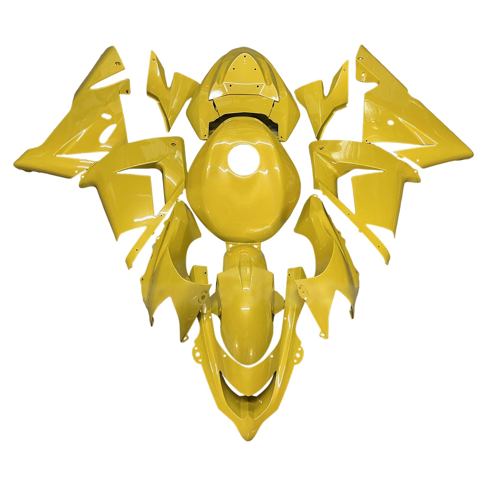 Kit de carénage par injection, carrosserie en plastique ABS pour Kawasaki ZX10R 2004-2005