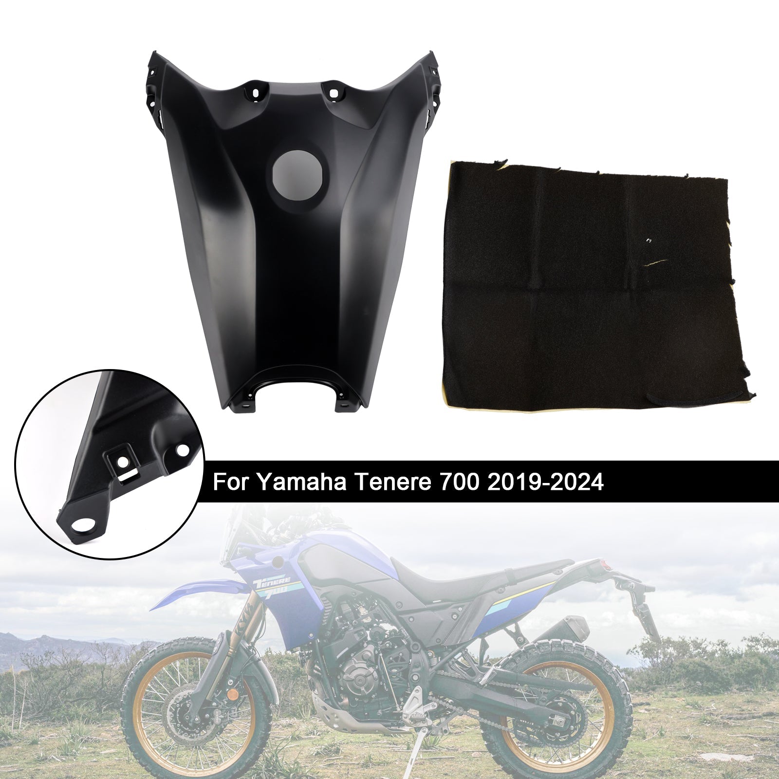 Yamaha Tenere 700 2019-2024 Brandstoftankdekselbeschermer