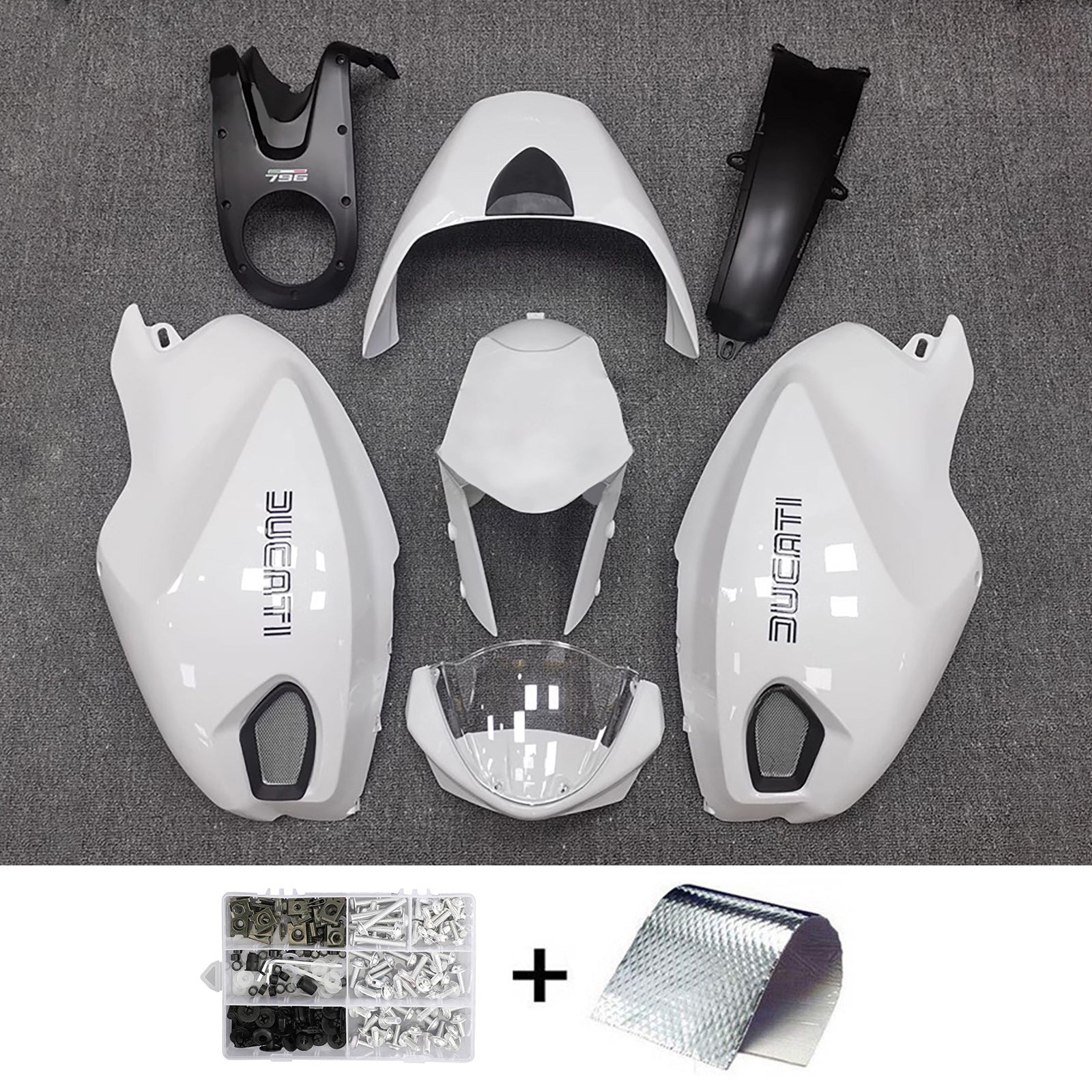 Kit de carénage d'injection Ducati Monster 696 796 1100 S EVO toutes années