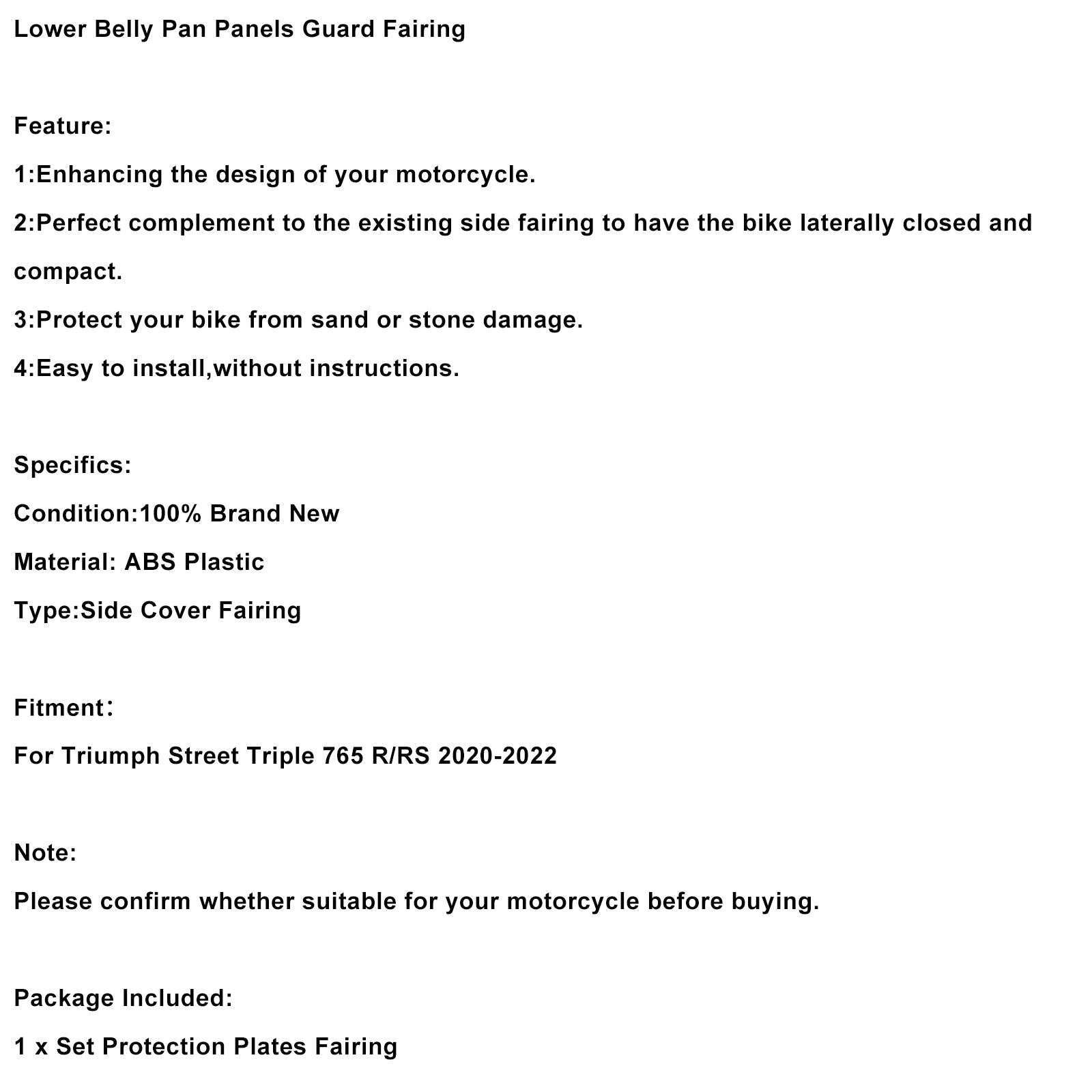 Alempi heijasuojausvallo katu kolminkertaiseksi 765 R/RS 2020-2022