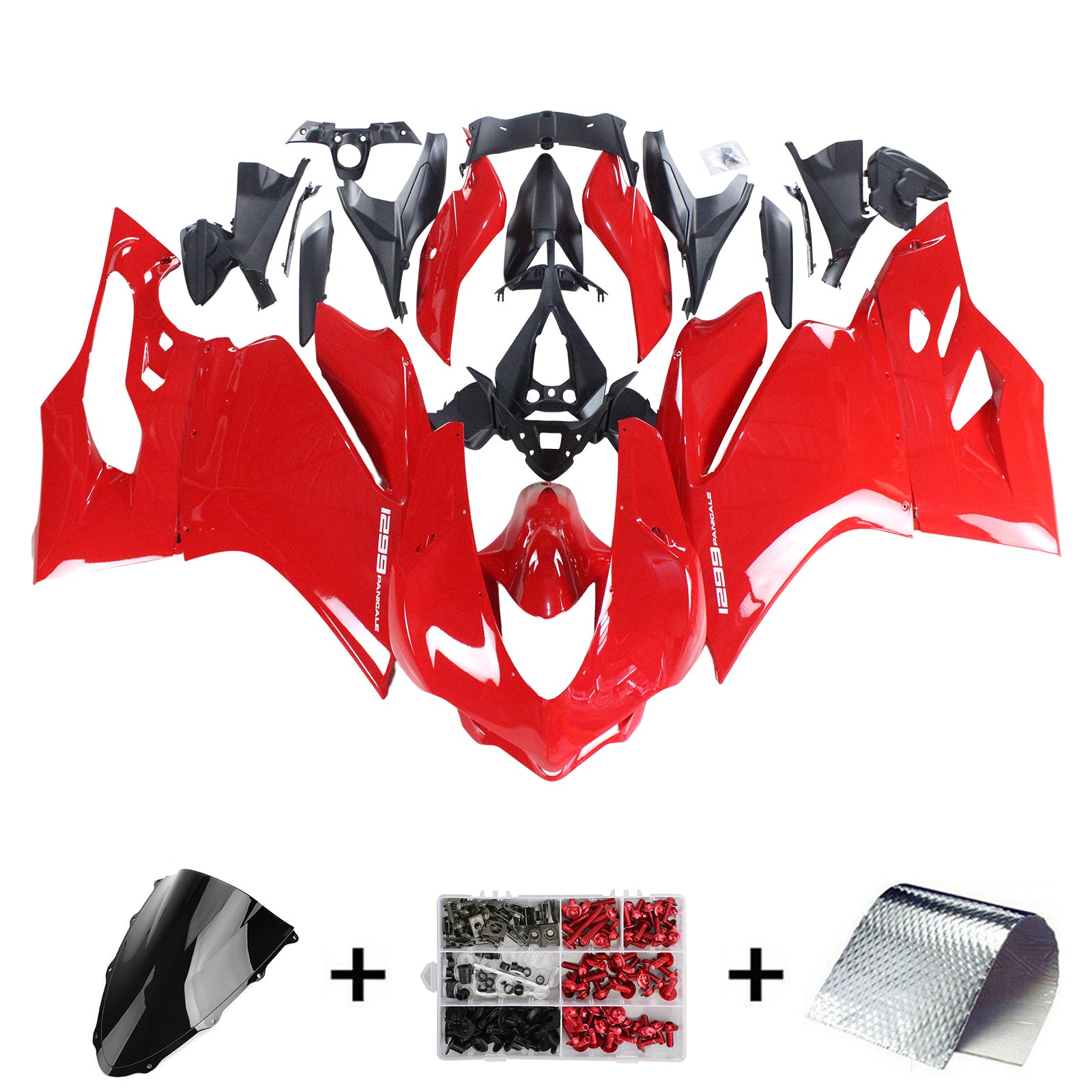 Kit de carénage par injection , carrosserie en plastique ABS Pour Ducati 1299 2015-2020