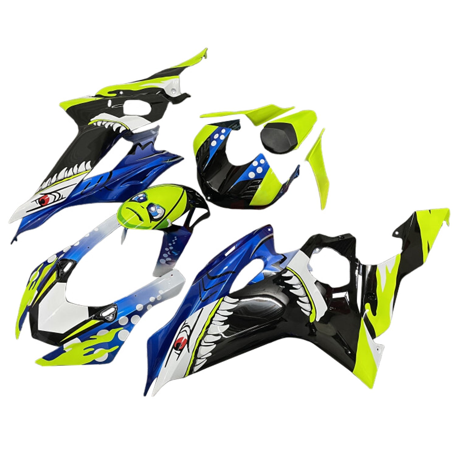 Injectiekuipset Yamaha YZF-R6 2017-2023 ABS kunststof carrosserie