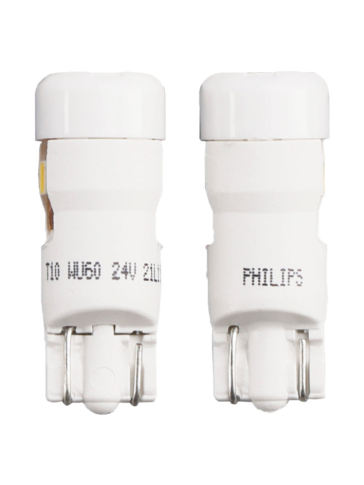 Faro LED T10 Ultinon Pro6000 W5W 24961WU60 4000K 24V para coche Philips
