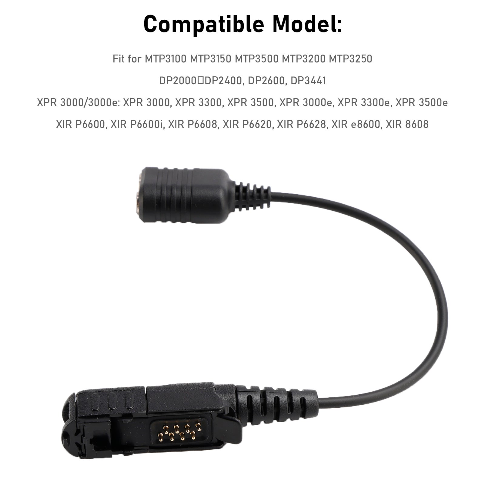 Slušalke kabelskega vmesnika K za MTP3100 DP2000 DP2400 DP2600 DP3441