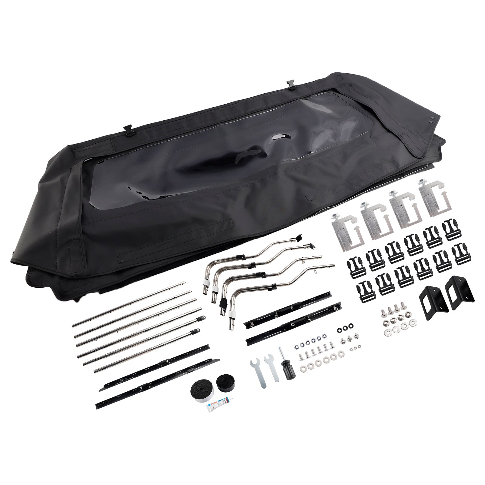 Tetto di camion flessibile da 5 pollici per Toyota Tacoma 4 porte 2016-2023