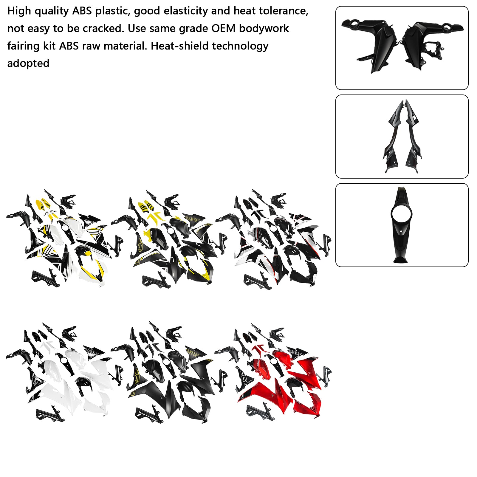 Kit de carénage de carrosserie par injection pour Daytona 660 2024-2025