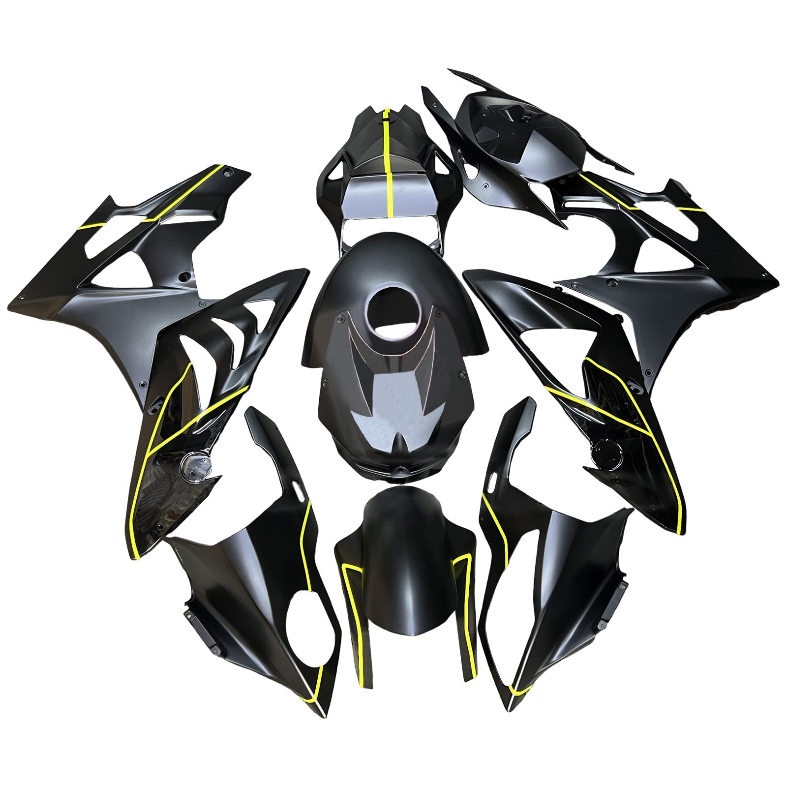 Kit de carénage d'injection pour BMW S1000RR 2009-2014 Carrosserie Plastique ABS