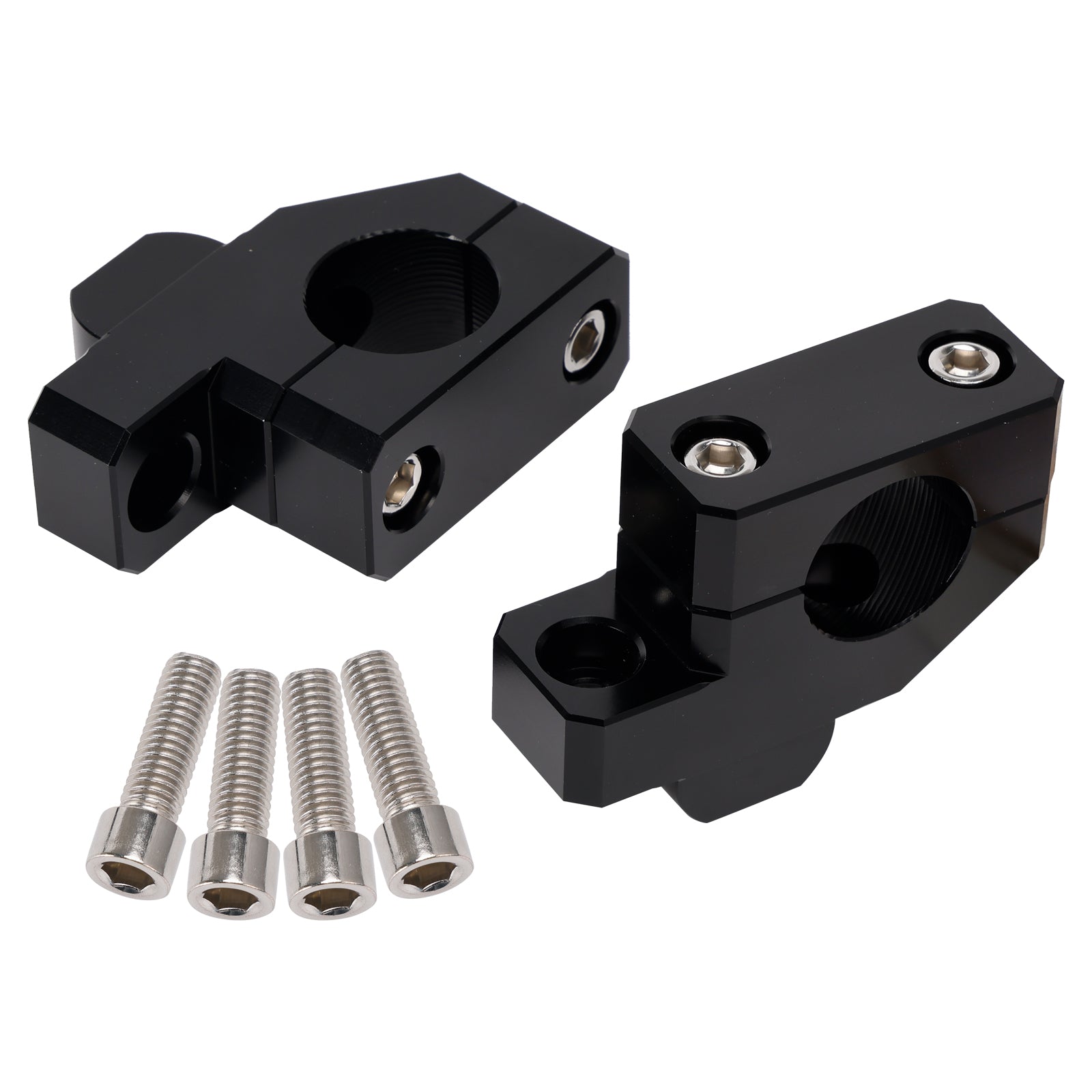 Rehausse de guidon déportée de 20 mm vers l'arrière pour Honda CB125R, CB650R et CB500F (2021-2025)