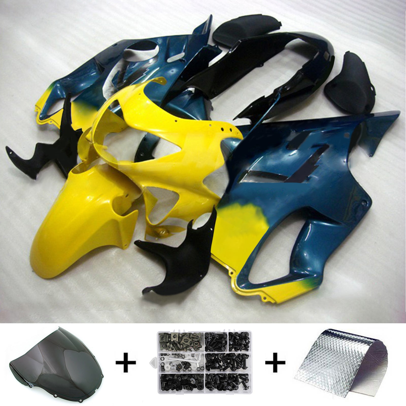 Kit de carénage injecté en plastique ABS pour Honda CBR600 F4 1999-2000