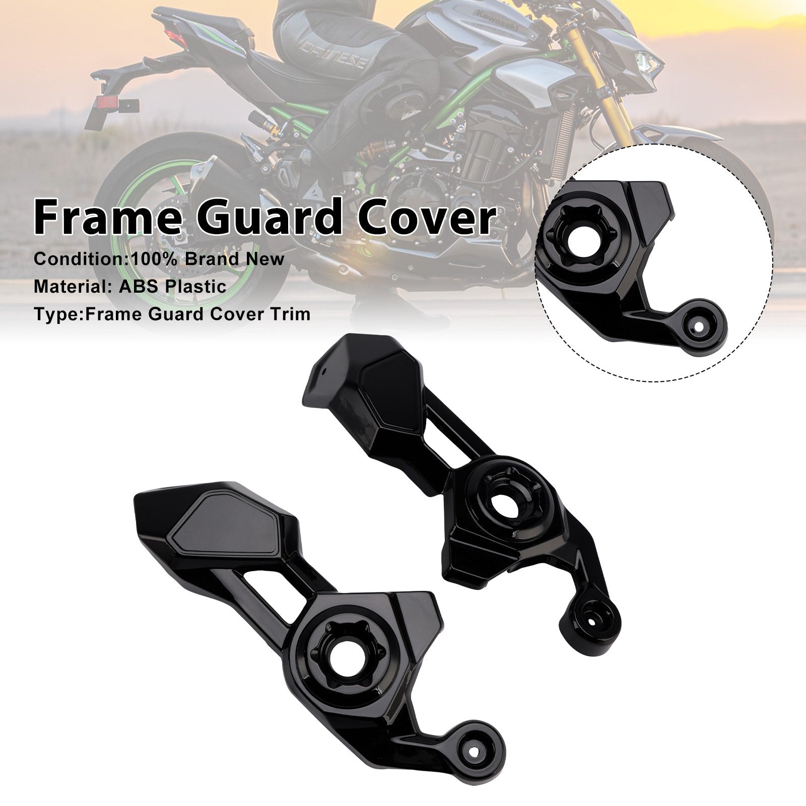 Carénage de protection latérale de cadre pour Kawasaki Z900 2025-2026