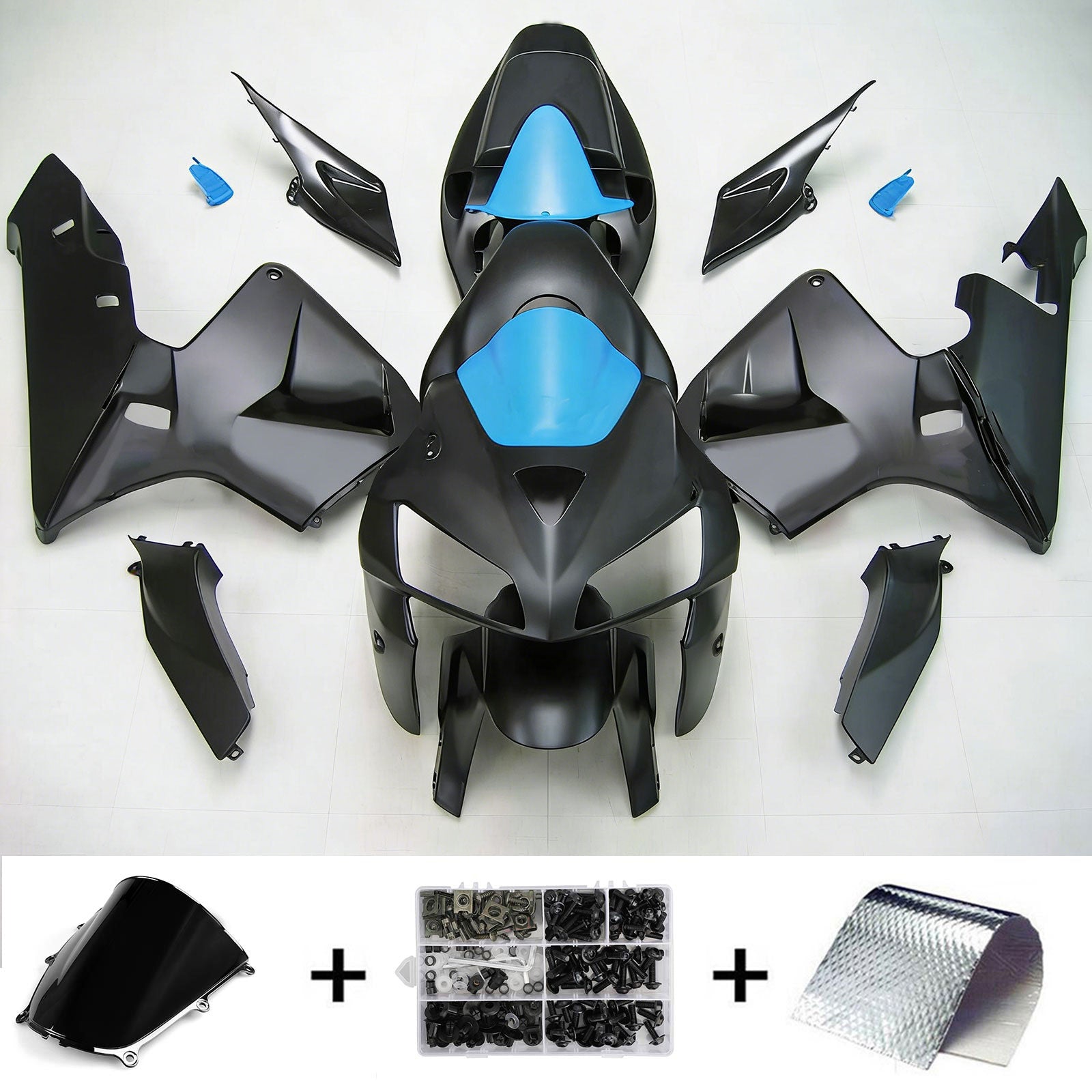 Kit de carénage par injection, carrosserie en plastique ABS pour Honda CBR600RR 2005-2006 F5