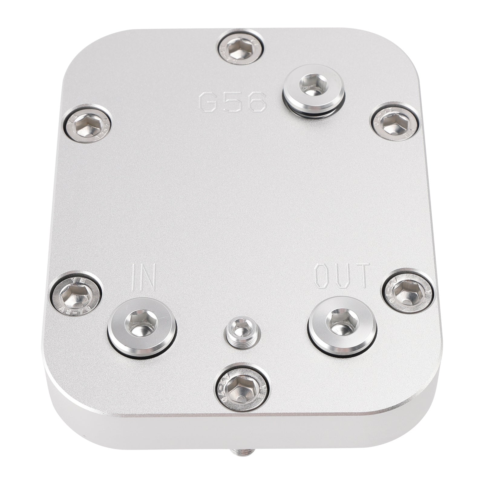 3-poorts aftakaskoelerdeksel 1/8 NPT voor 1/8 NPT-cilinder 1500 2500 3500 4000 4500 G56