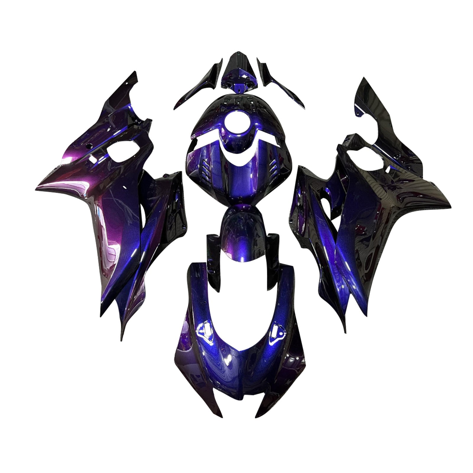 Kit de carenado inyectado de plástico ABS para Yamaha YZF-R6 2017-2023