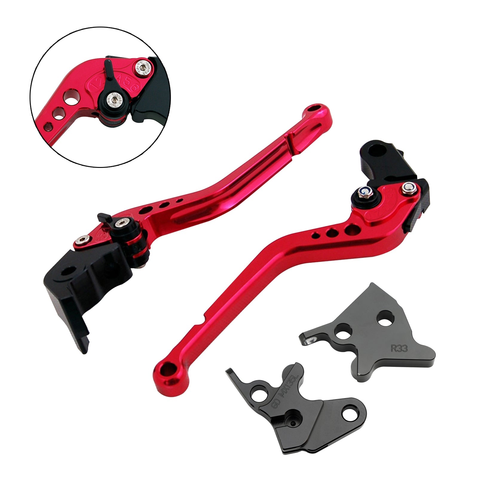 Dolga ročica zavore in sklopke za Yamaha YBR125 2005–2014