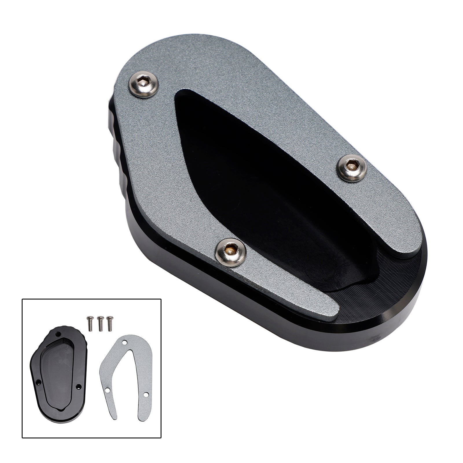 Podpórka boczna powiększona osłona podwozia kompatybilna z Bonneville T100 Street Scrambler 900 2018-2023