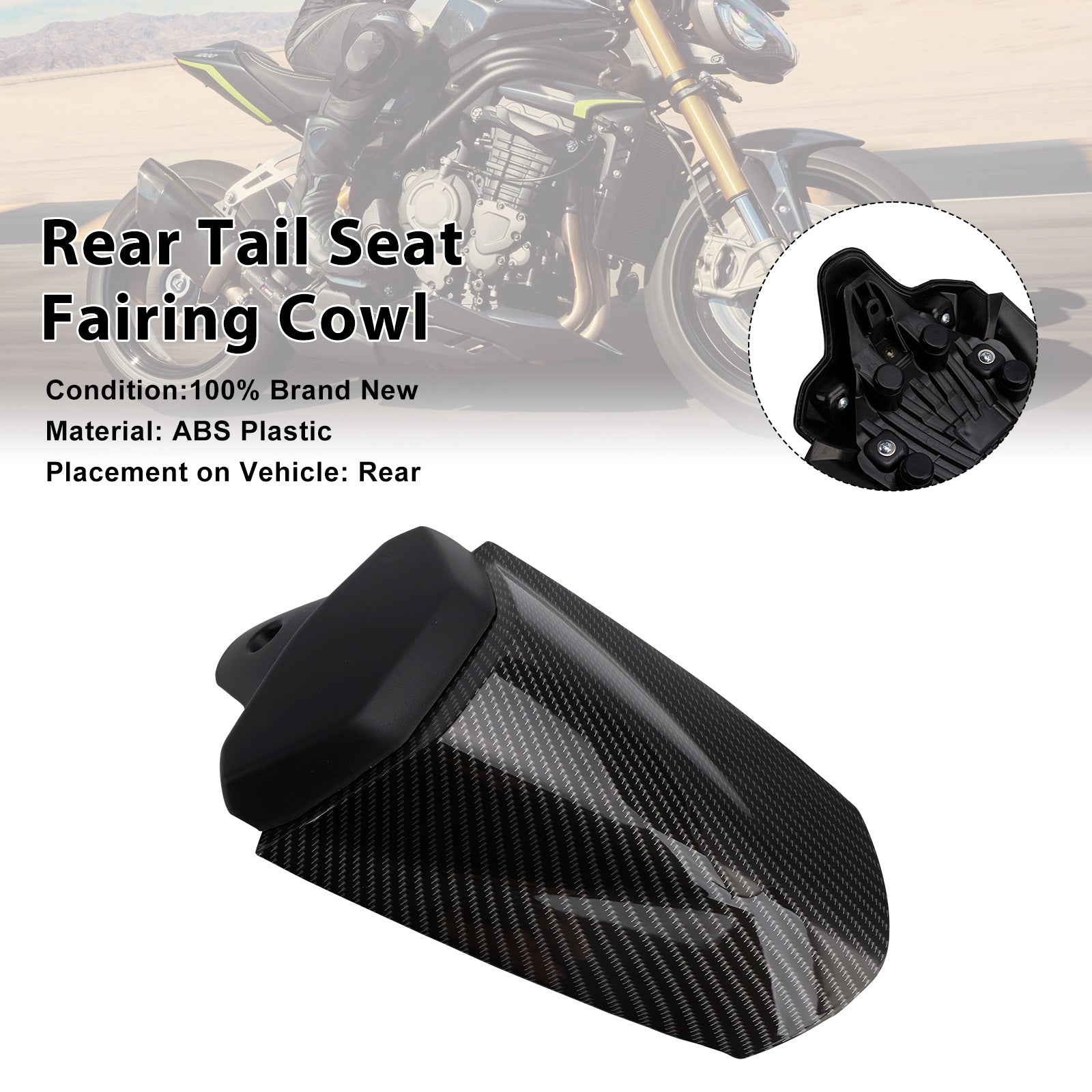 Carénage arrière de selle pour Speed Triple 1200 RS (2025-2026)