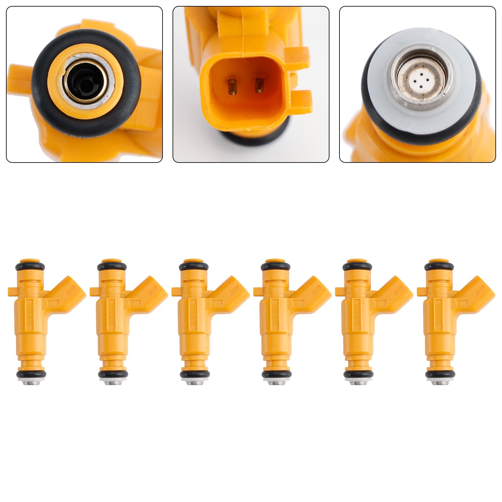 6-częściowy wtryskiwacz paliwa 0280156129 dla Vauxhall Vectra dla SAAB 9-3 2,8L 12581682