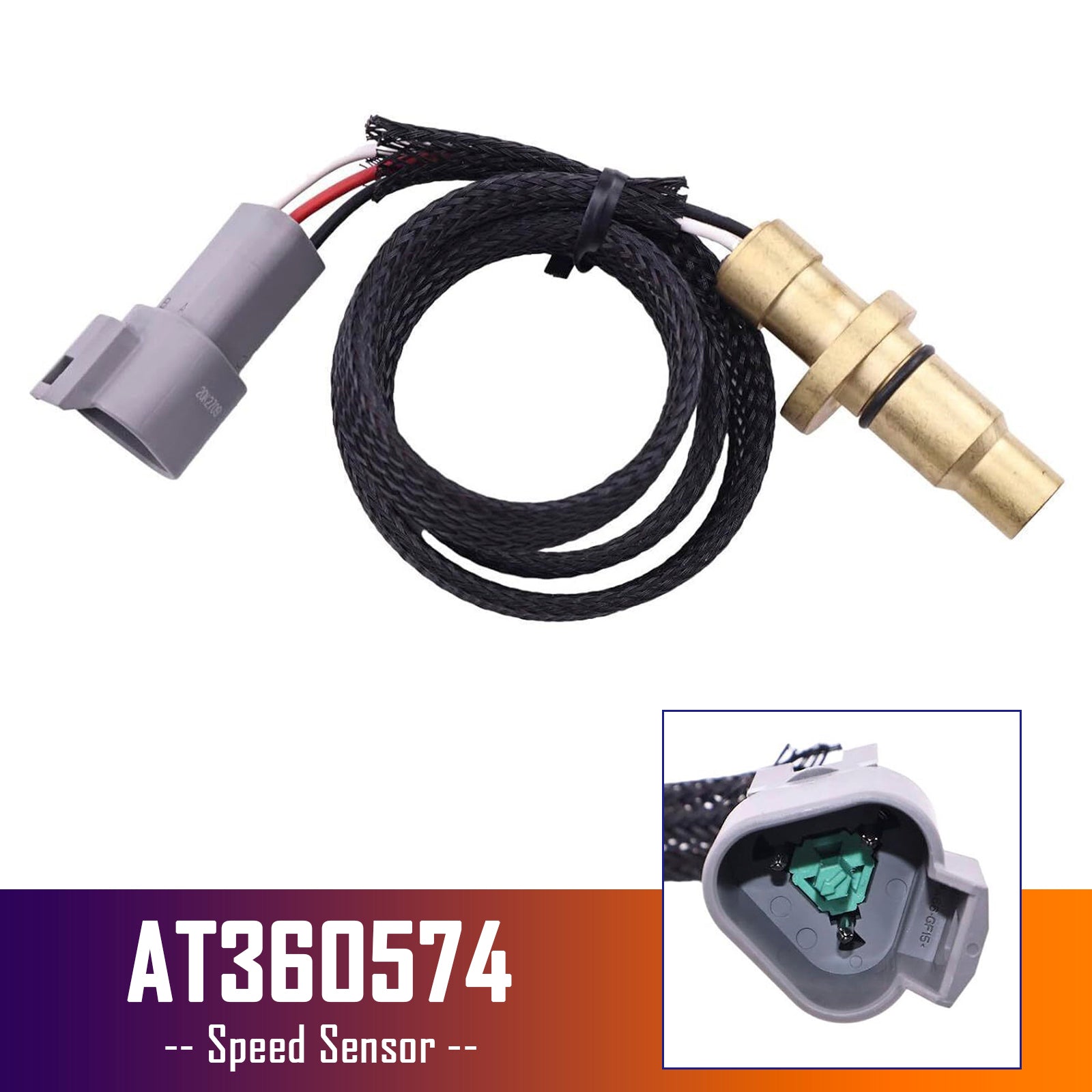 Sensore di velocità AT360574 per John Deere 450J 450K 550J 650J 605C 605K 700J 850J