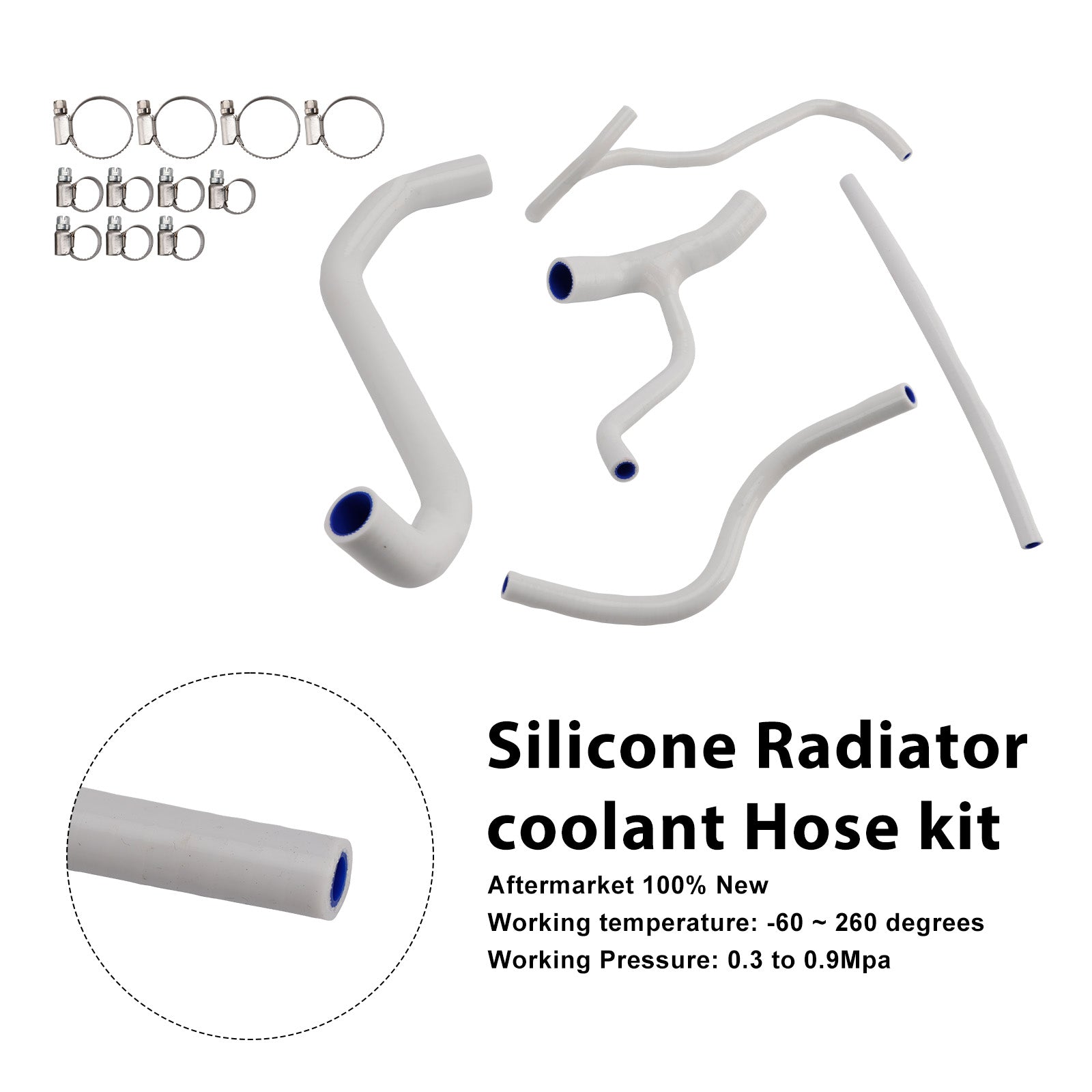 Durite de refroidissement en silicone pour radiateur Aprilia Tuareg 660 (2022-2025)