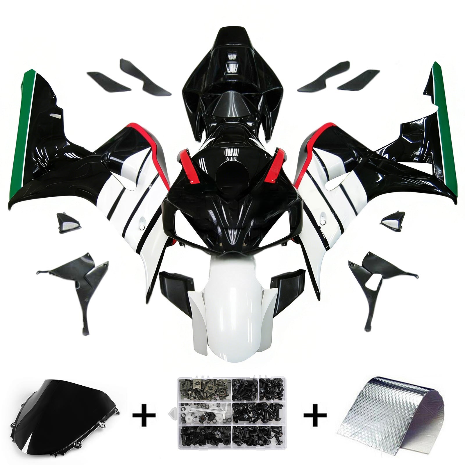 Kit de carénage injecté en plastique ABS pour Honda CBR1000RR 2006-2007