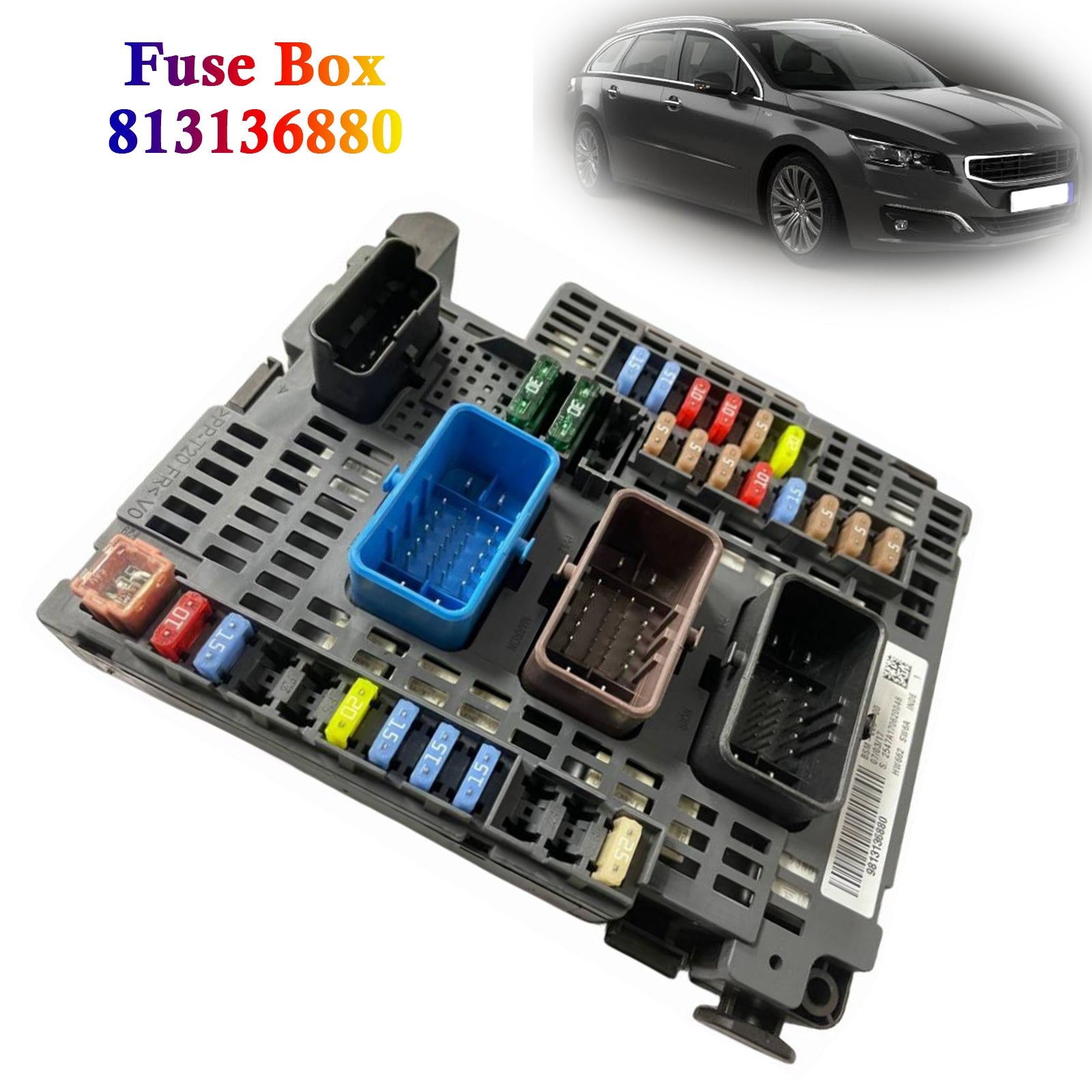 Module de boîte à fusibles Peugeot 508 2011-2015 BSM 9813136880