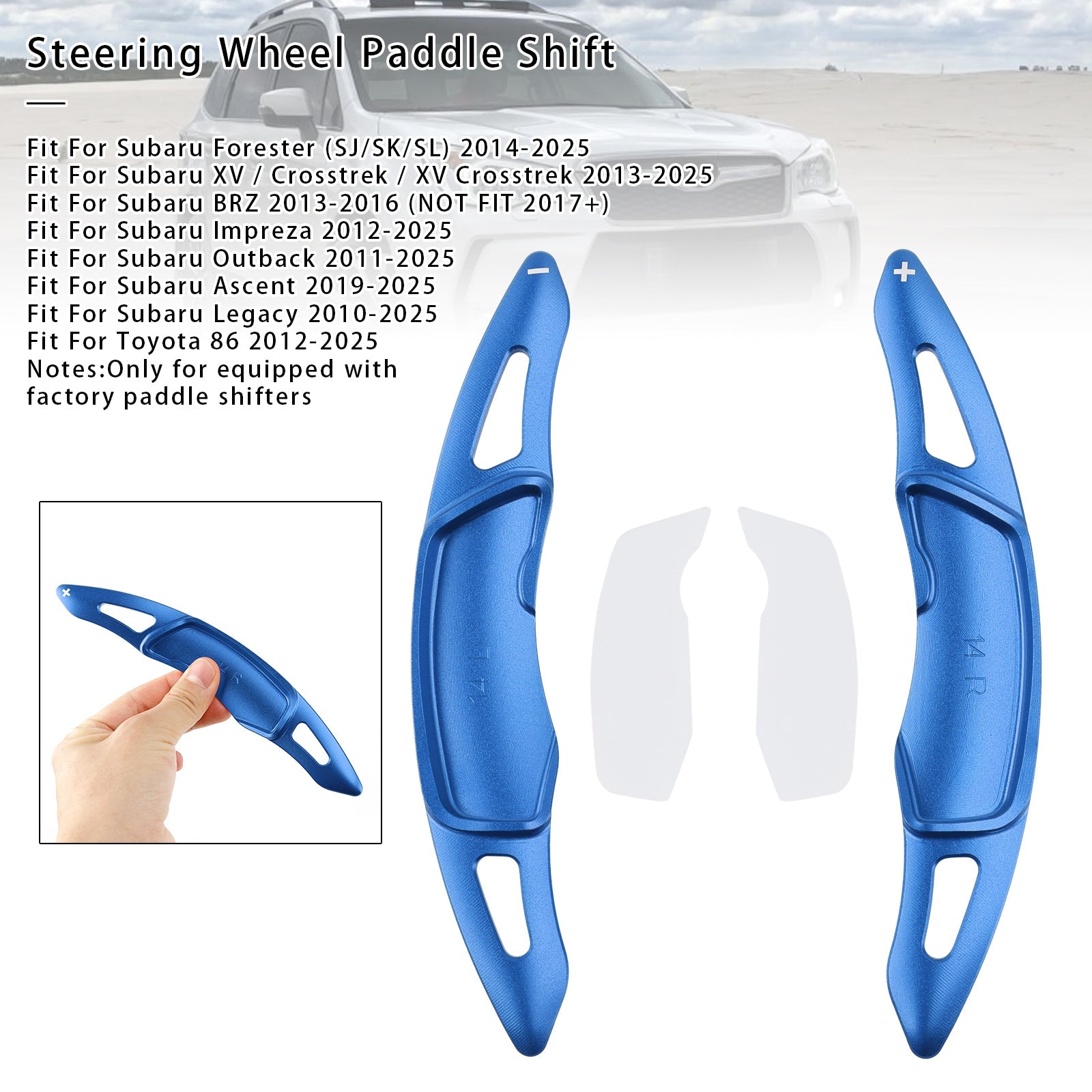 Palettes de changement de vitesse au volant pour Subaru Forester Toyota